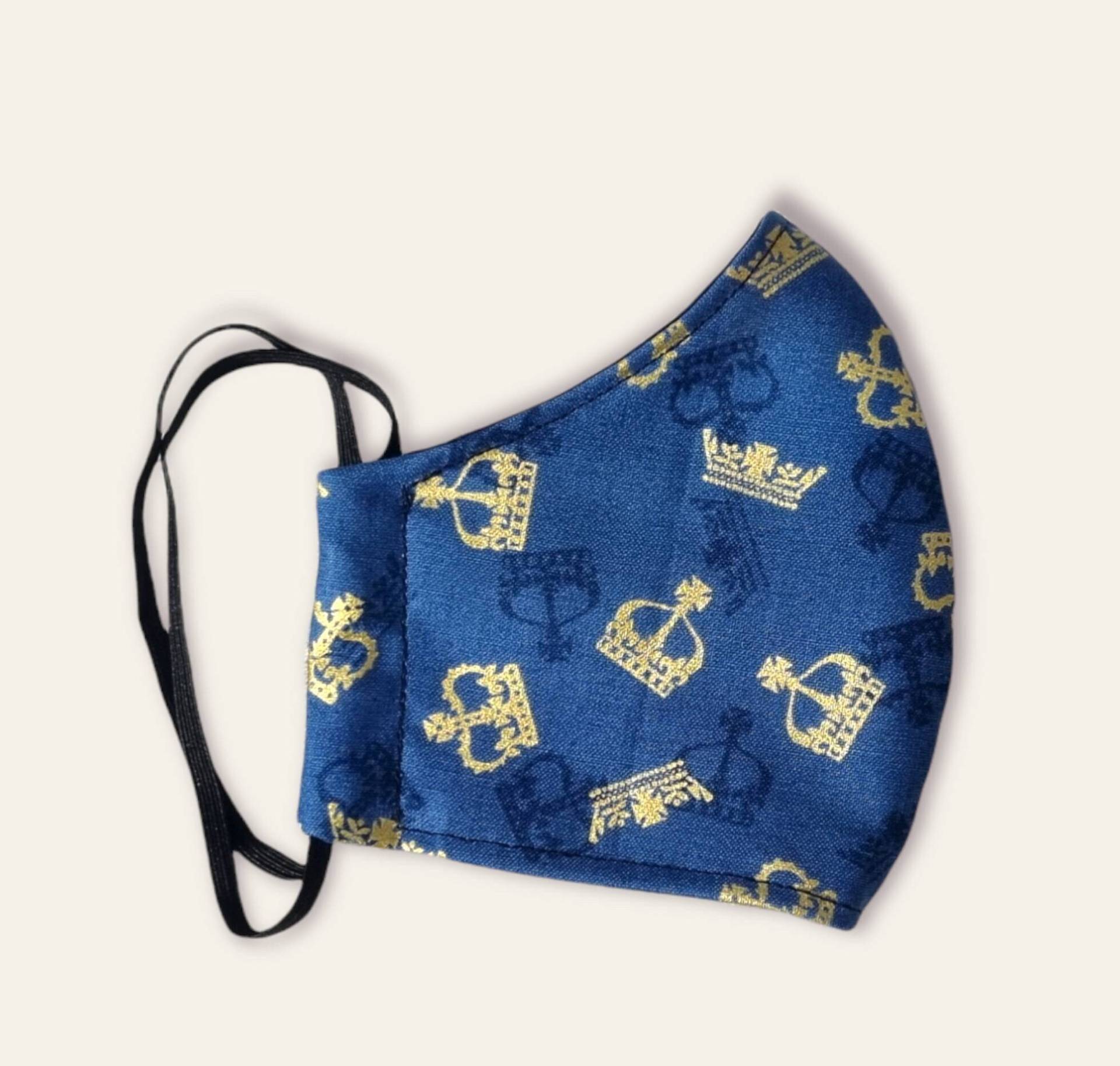 3 Lagen Gold Kronen Gesichtsmaske, Filtertasche, Verstellbare Träger, 100% Baumwolle, Wiederverwendbare Maske, Waschbare Uk Queens Jubilee 3 Lagen Gold Kronen Gesichtsmaske, Filtertasche, Verstellbare Träger, 100% Baumwolle, Wiederverwendbare Maske, Waschbare Uk Queens Jubilee von Etsy - FrancescaWhyteUk