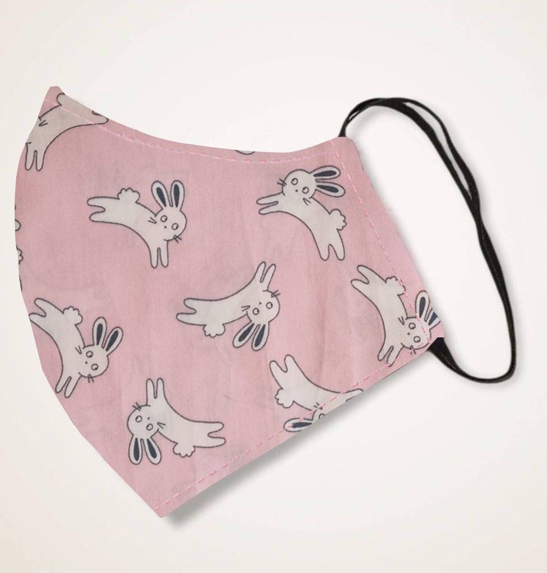 3-Lagige Osterhasen-Gesichtsmaske, Filtertasche, Verstellbare Riemen, 100% Baumwolle, Wiederverwendbare Maske, Waschbare Ostergesichtsmaske 3-Lagige Osterhasen-Gesichtsmaske, Filtertasche, Verstellbare Riemen, 100% Baumwolle, Wiederverwendbare Maske, Waschbare Ostergesichtsmaske von Etsy - FrancescaWhyteUk