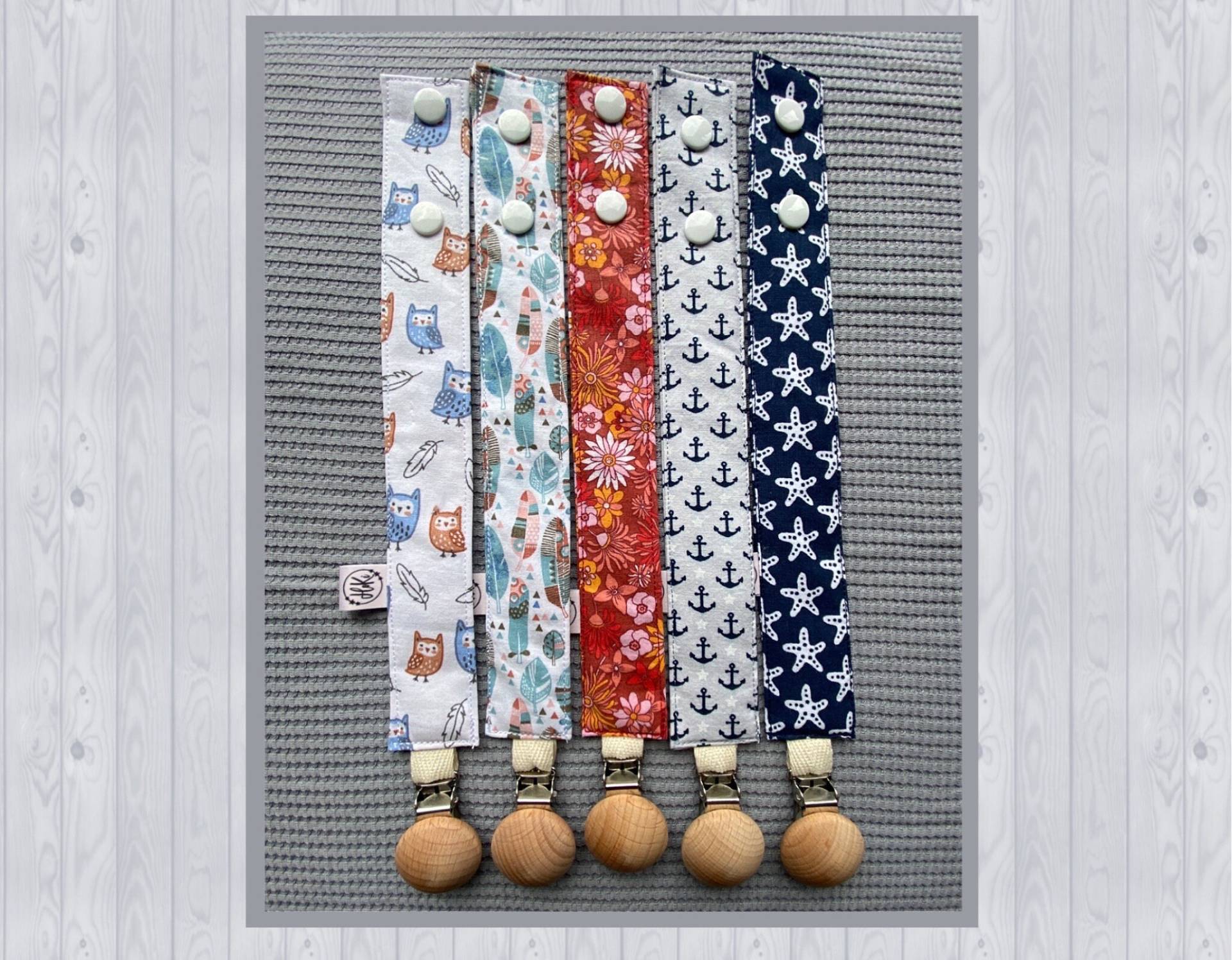 Schnullerkette Mit Druckknopf | Schnullerband Aus Stoff Holzclip Baumwolle Baby Schnullerkette Mit Druckknopf | Schnullerband Aus Stoff Holzclip Baumwolle Baby von Etsy - FrauHoKi