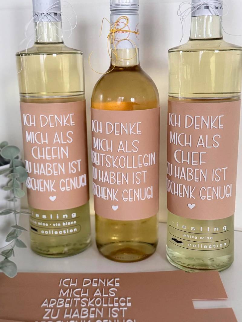 Banderolen Für Weinflaschen | Arbeit von Etsy - FrauSahne