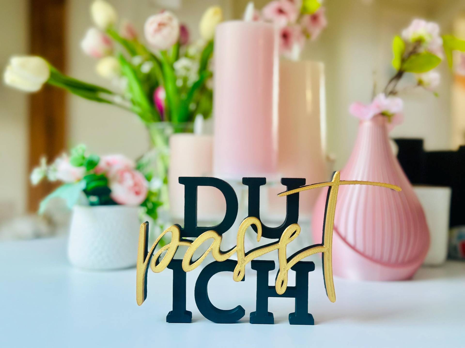 Du Ich Passt - 3D Aufsteller Lieblingsmensch von Etsy - FrauSahne