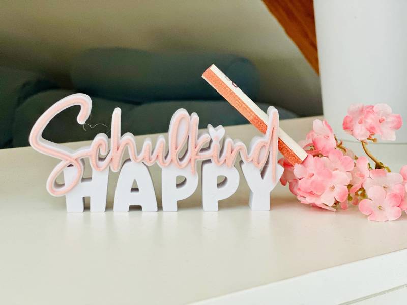 Einschulung - Schulkind 3D Aufsteller von Etsy - FrauSahne