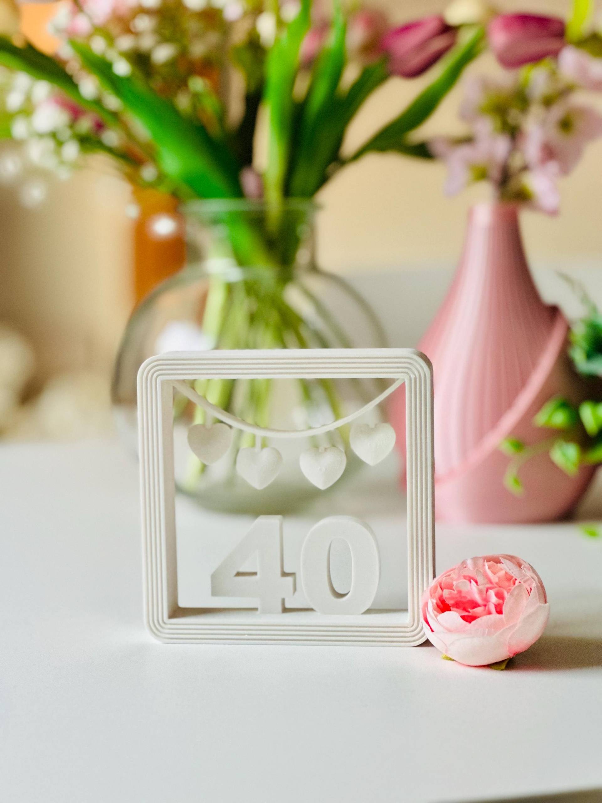 Individueller 3D-Gedruckter Geburtstagsrahmen von Etsy - FrauSahne