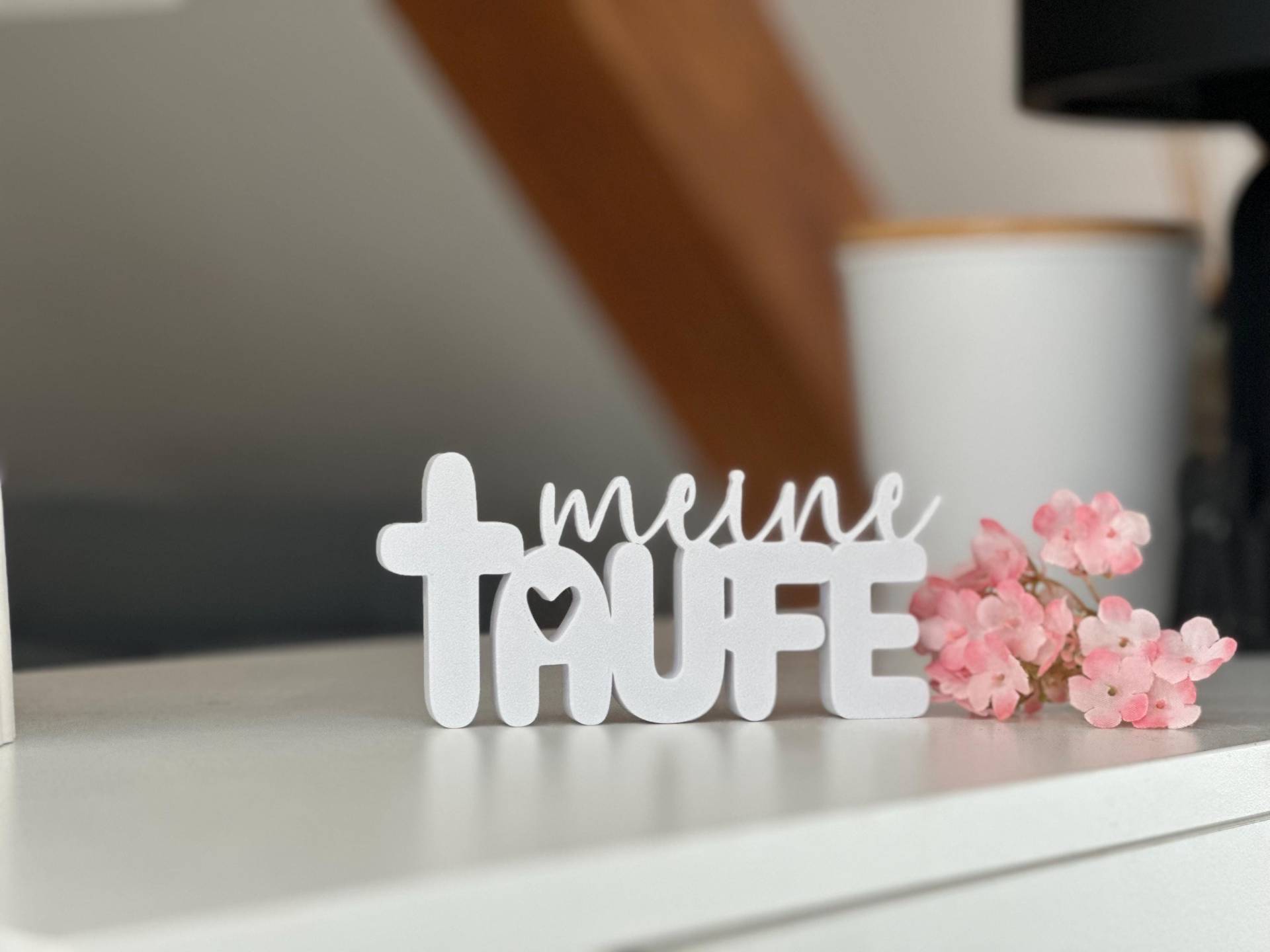 Taufe - Aufsteller 3D von Etsy - FrauSahne
