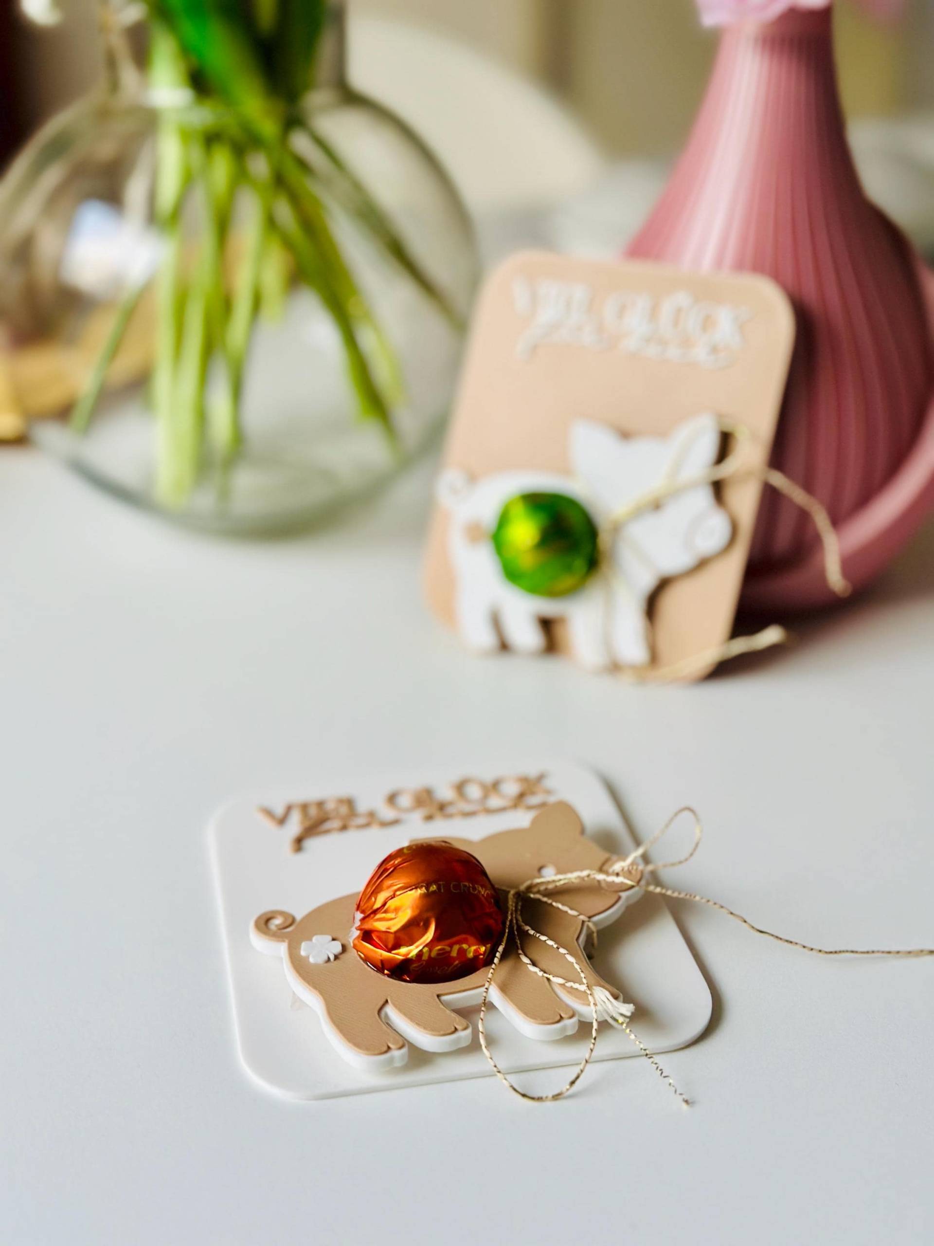 Viel Glück Für Dich - Glücksschwein Merci von Etsy - FrauSahne