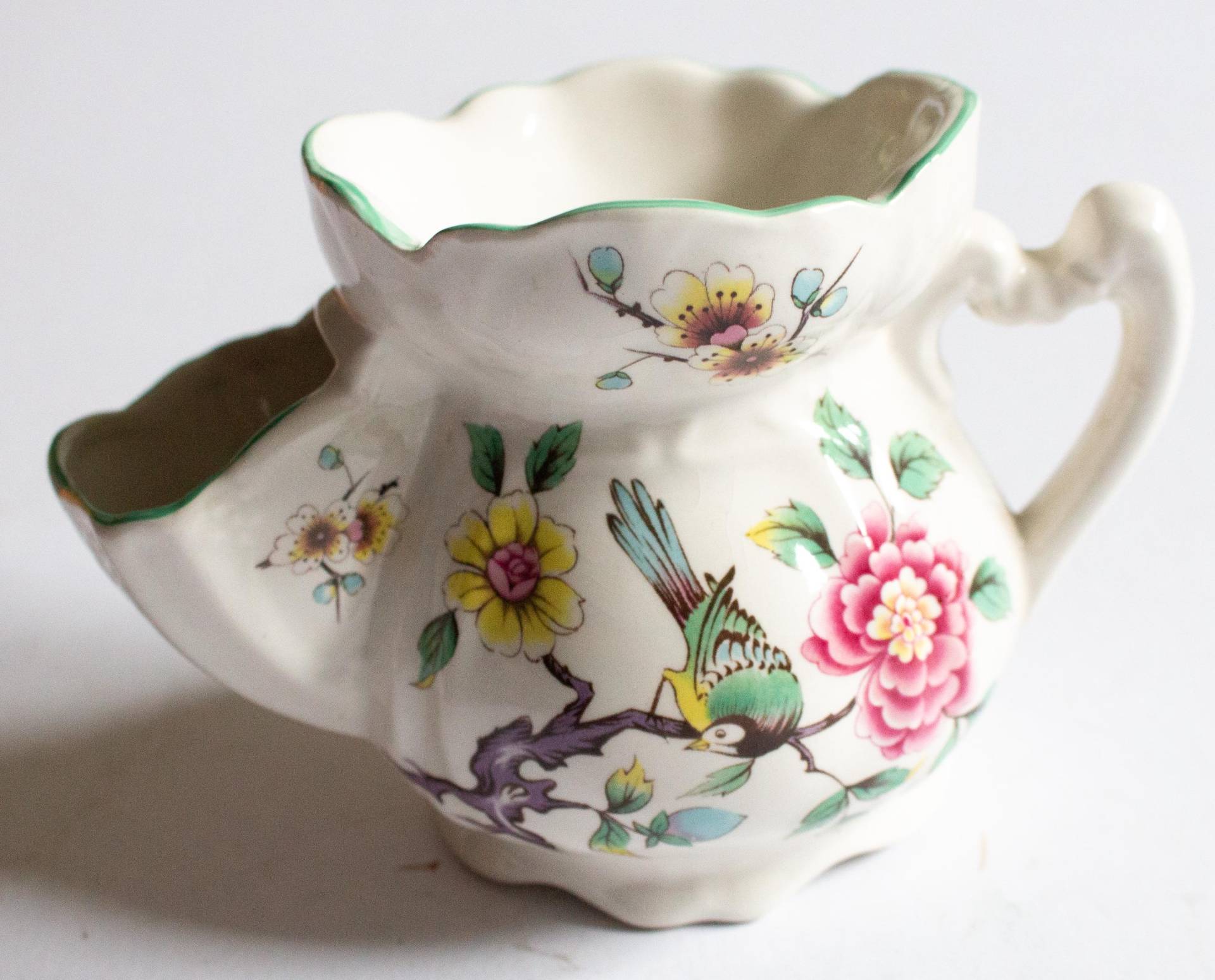 James Kent Ltd. Old Foley "Chinese Rose' Muster Floral Rasierbecher, Vintage Badezimmer von Etsy - FreeburyandPickle