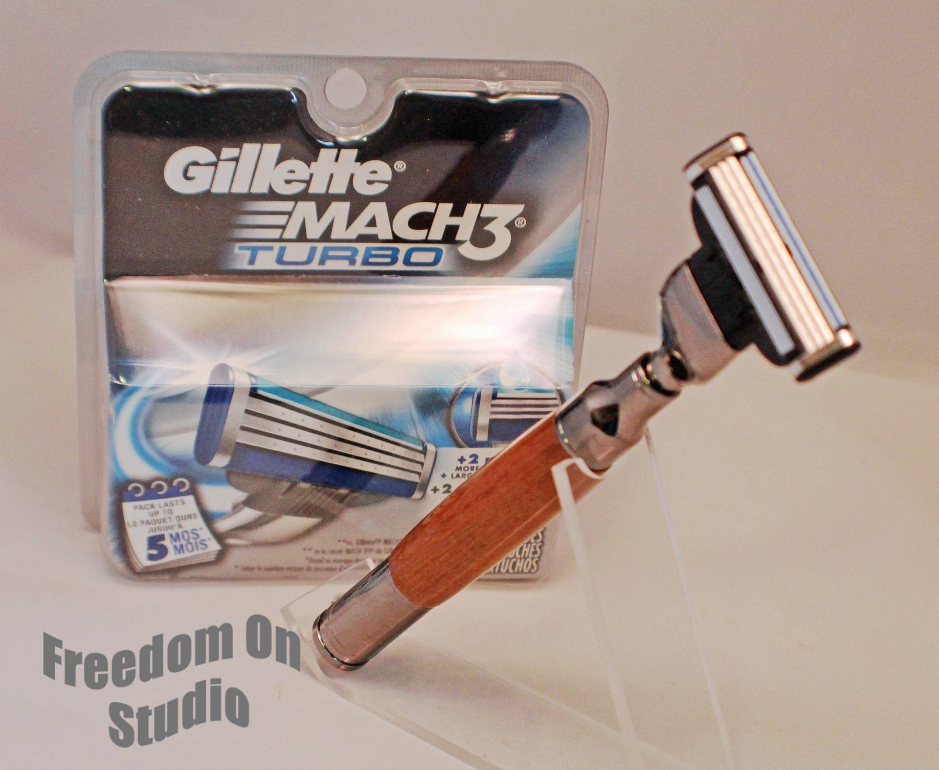 Magnum Razor - Madrone Holz Mach 3 von Etsy - FreedomOnStudio