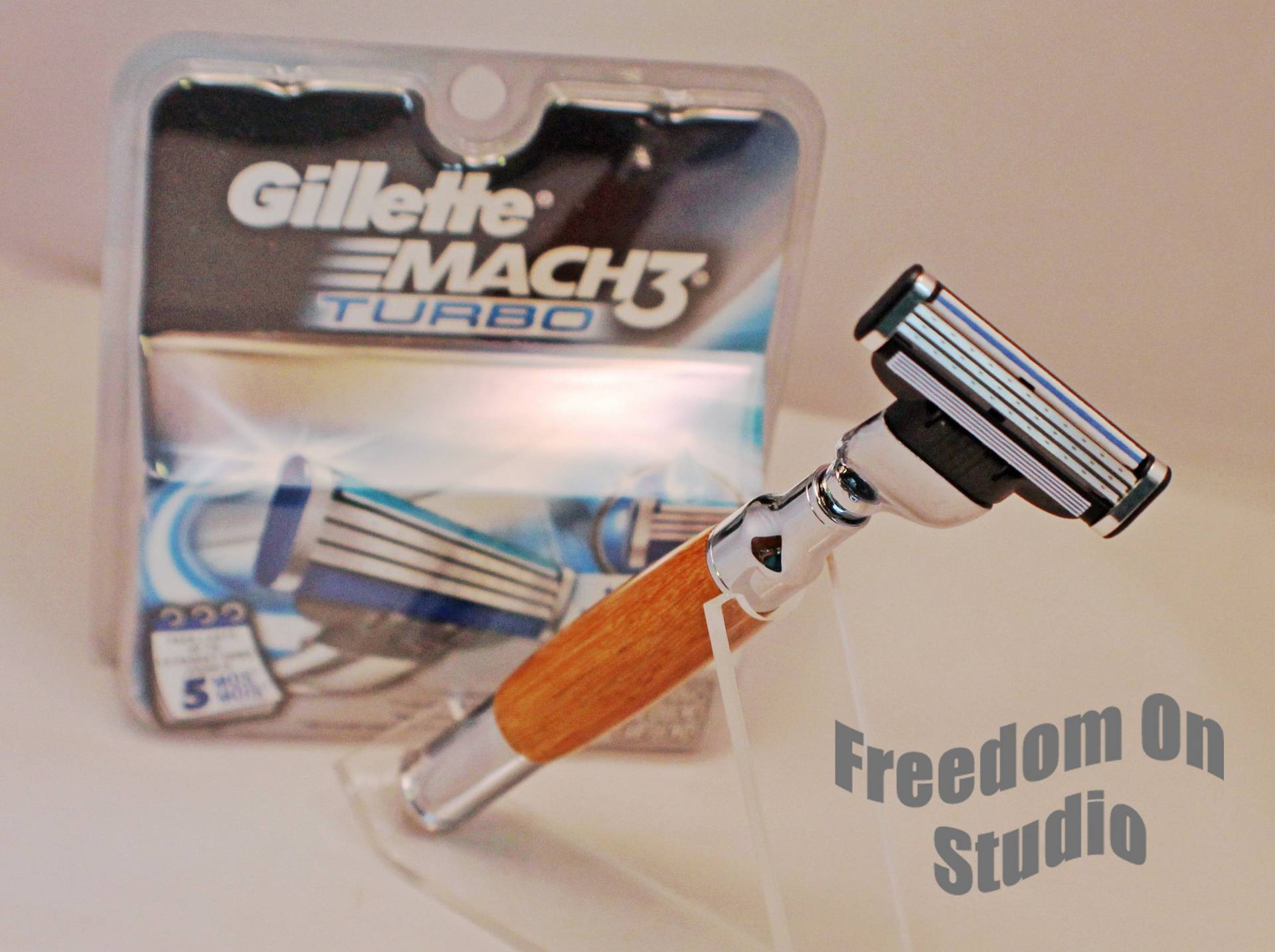 Magnum Razor - Marmor Holz Mach 3 von Etsy - FreedomOnStudio
