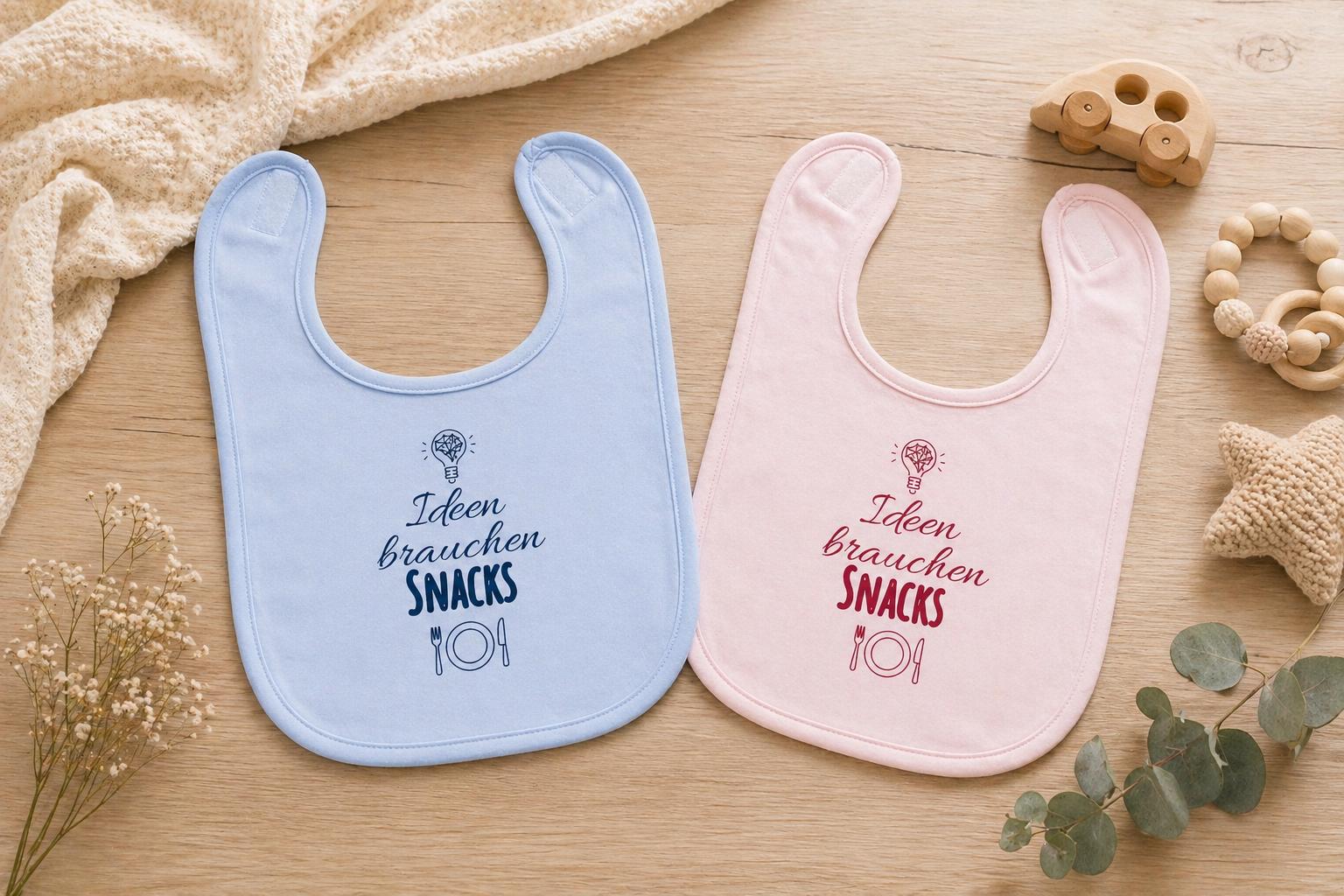 Baby Latz „Ideen Brauchen Snacks" - Geschenk Baby, Bio-Baumwolle, Lustiges Geschenk, Lätzchen Für Babyshower, Kleinkind von Etsy - FreidenkerKinder