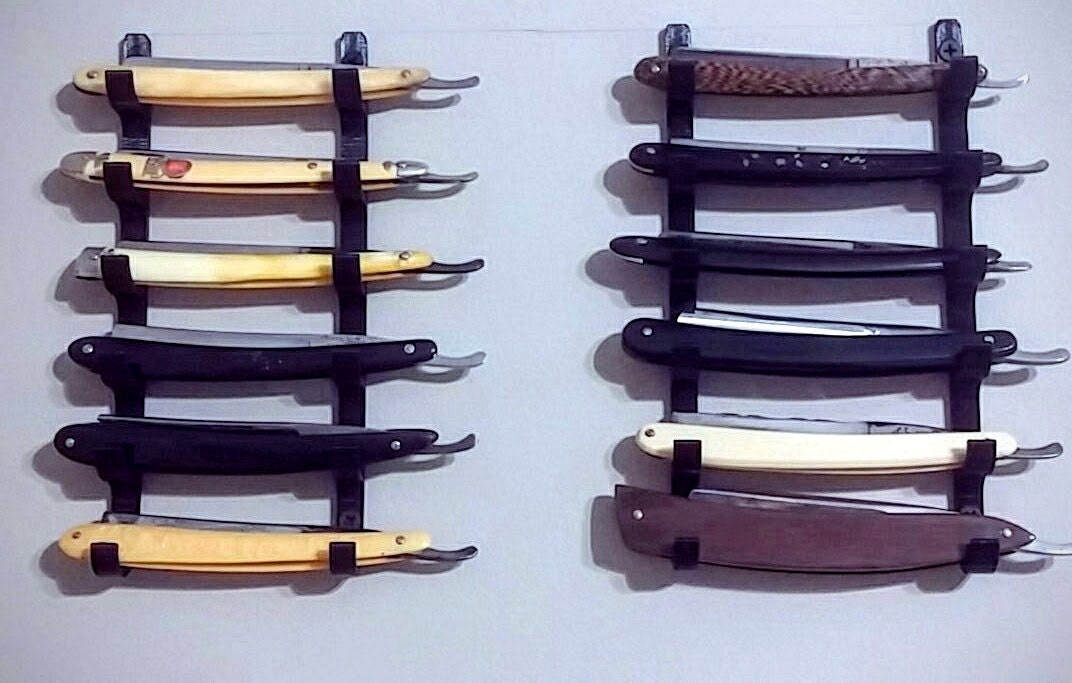 Rasiermesser Landestreifen - Display Rack von Etsy - FrugalShave