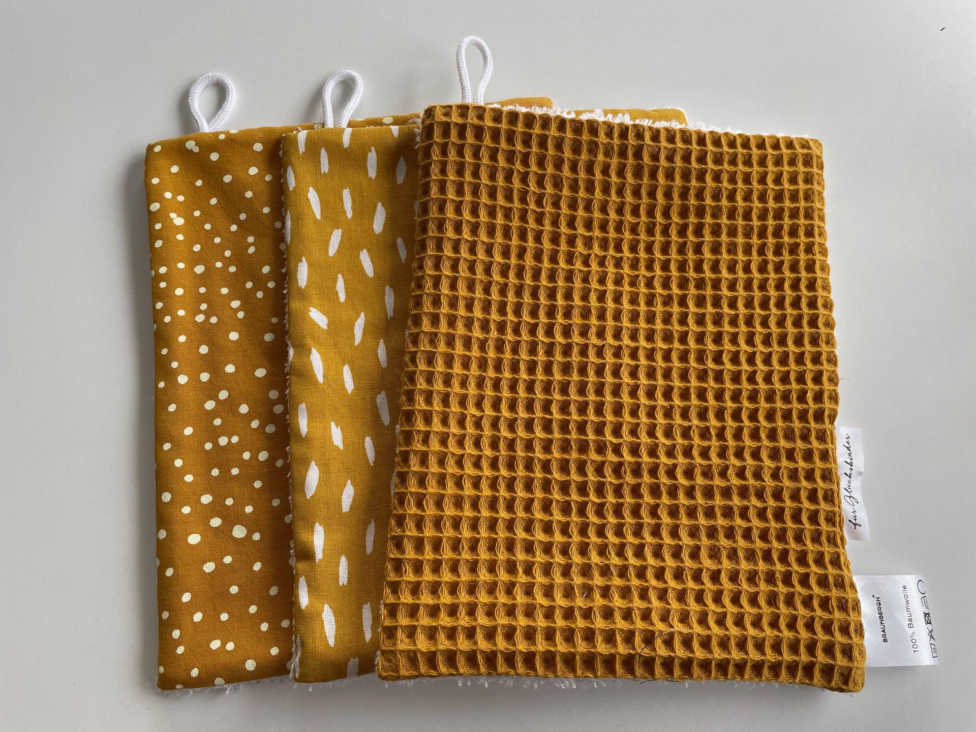 Waschlappen 3Er Set Waschlappen 3Er Set von Etsy - FuerGlueckskinder