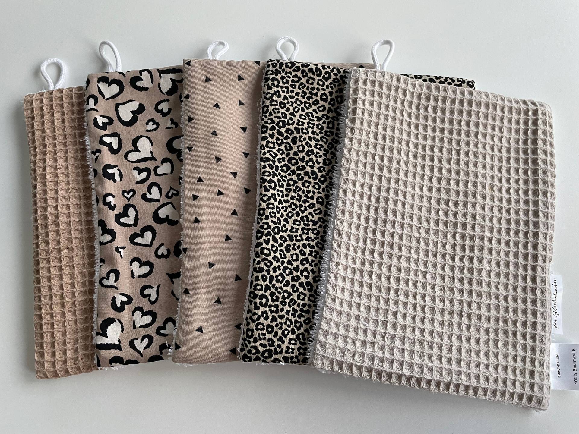 Waschlappen 5Er Set Waschlappen 5Er Set von Etsy - FuerGlueckskinder
