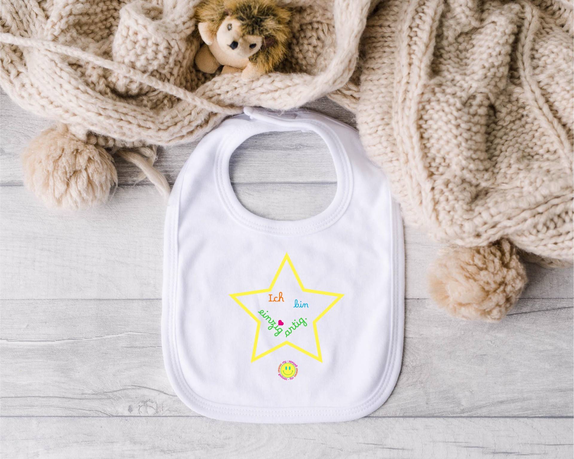 Kinder Bio Lätzchen Ich Bin Einzigartig Kinder Bio Lätzchen Ich Bin Einzigartig von Etsy - FuerimmergeliebtShop