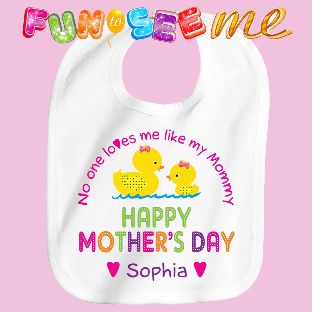 Schönen Muttertag Bib - Girls Personalisiert Mit Namen von Etsy - FunToSeeMe