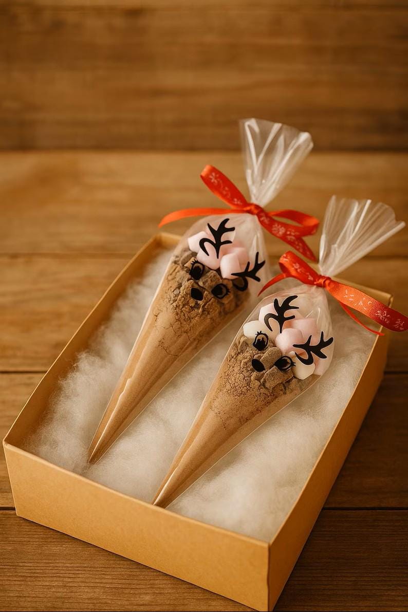 Rentier Kakao Geschenk - Heiße Schokolade Im Beutel Weihnachtsgeschenk Wintergeschenk Geschenkidee Für Kollegen, Freunde & Familie Rentier Kakao Geschenk - Heiße Schokolade Im Beutel Weihnachtsgeschenk Wintergeschenk Geschenkidee Für Kollegen, Freunde & Familie von Etsy - Funkelzeitgemeinsam