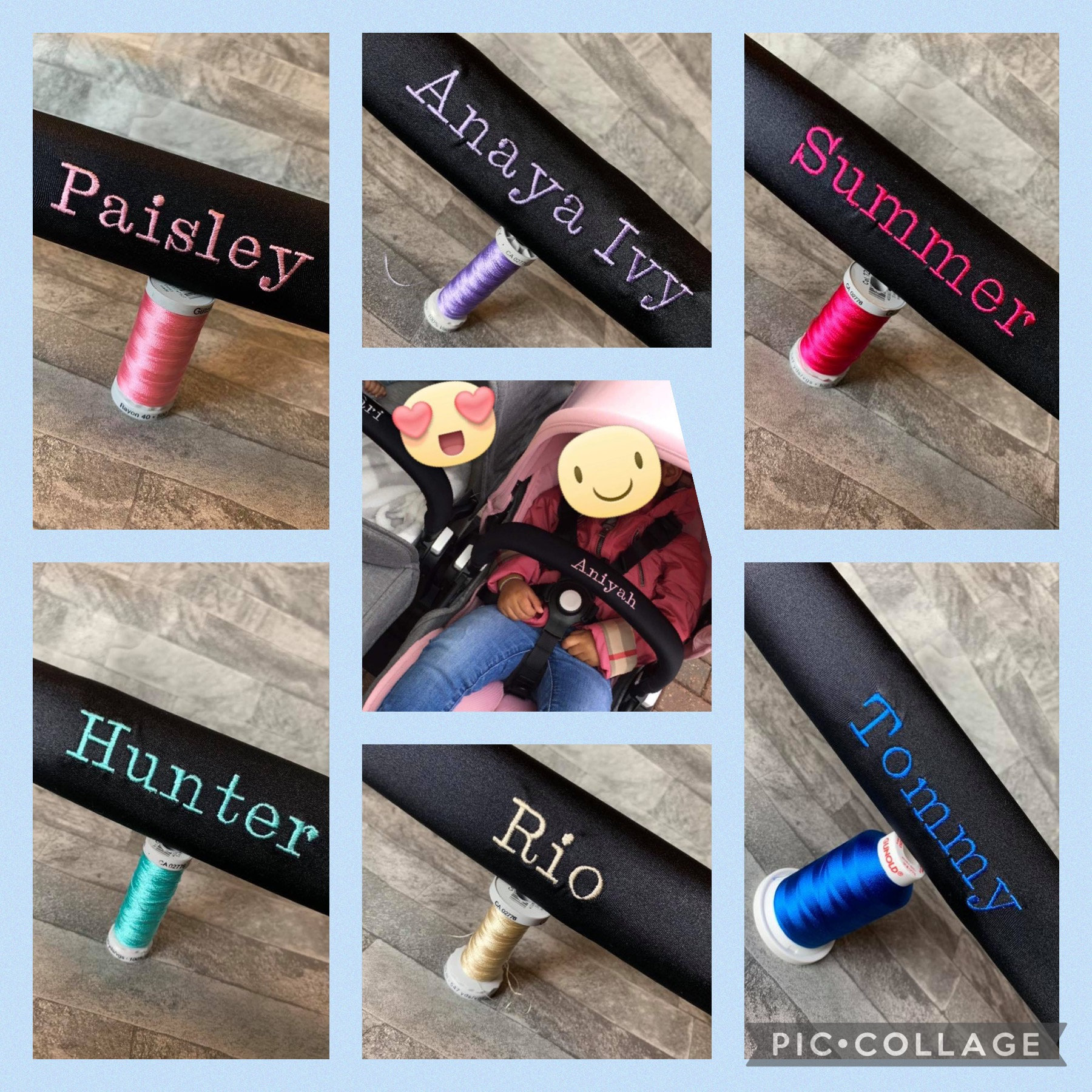 Personalisierte Kinderwagen Zubehör - Auto Bar Cover von Etsy - FunkyMonkeyCustomz
