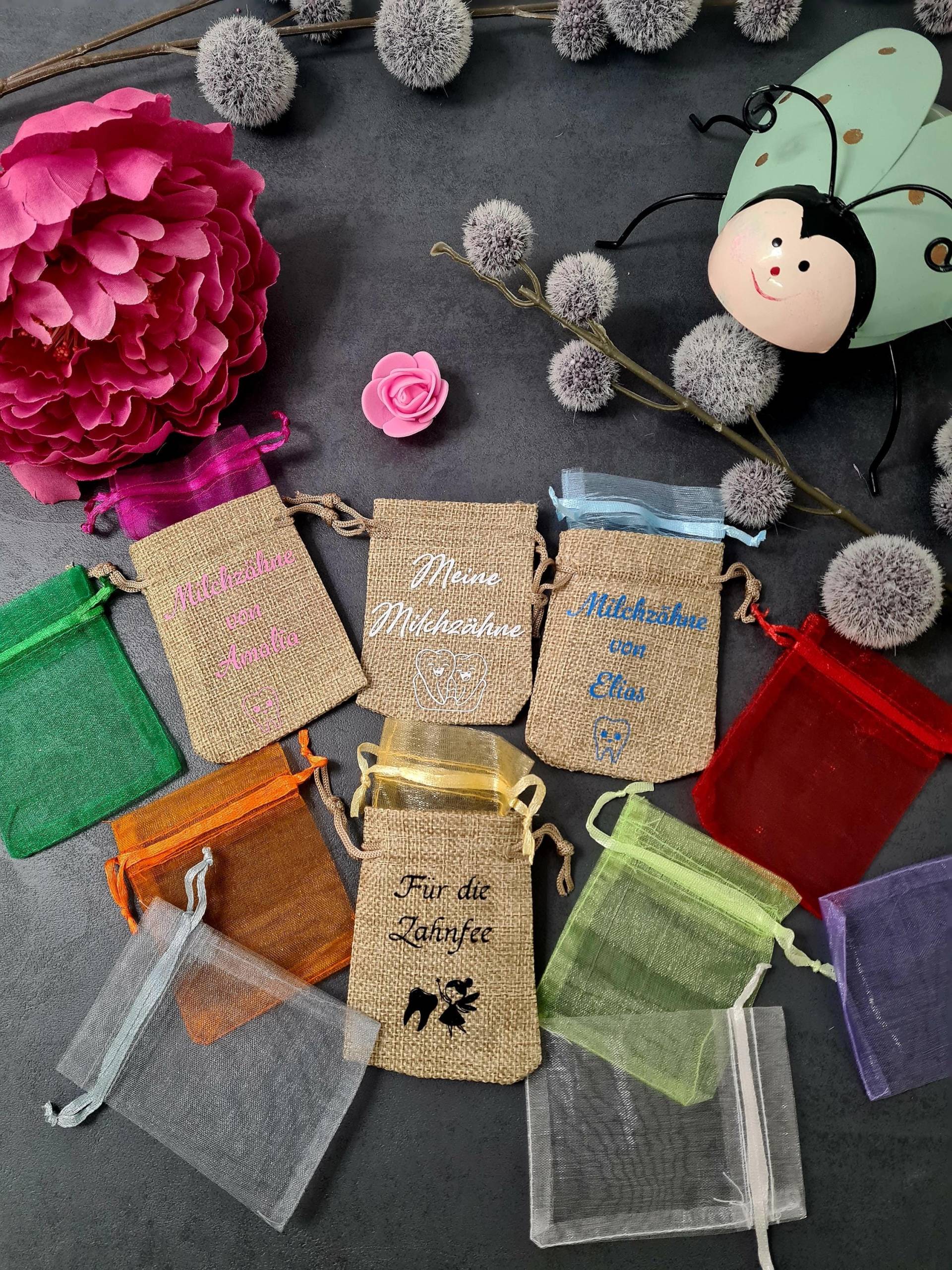 Personalisierte Zahnsäckchen Für Milchzähne Zahnfee Junge Mädchen von Etsy - FunnyDruck