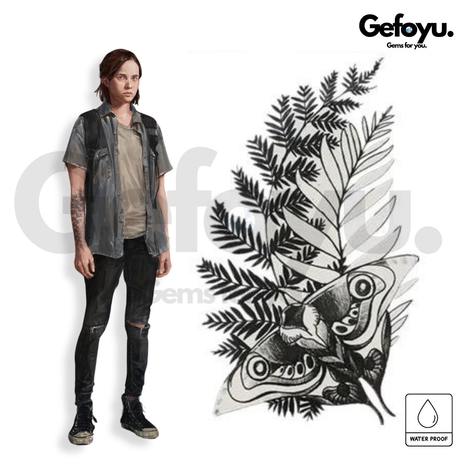The Last Of Us Ellie Temporäres Tattoo Set - Williams Cosplay Accessoire | 5-Teiliges Arm The Last Of Us Ellie Temporäres Tattoo Set - Williams Cosplay Accessoire | 5-Teiliges Arm von Etsy - GEFOYU