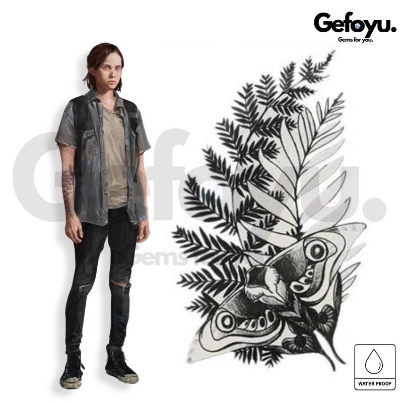 The Last Of Us Ellie Temporäres Tattoo Set - Williams Cosplay Accessoire | 5-Teiliges Arm von Etsy - GEFOYU