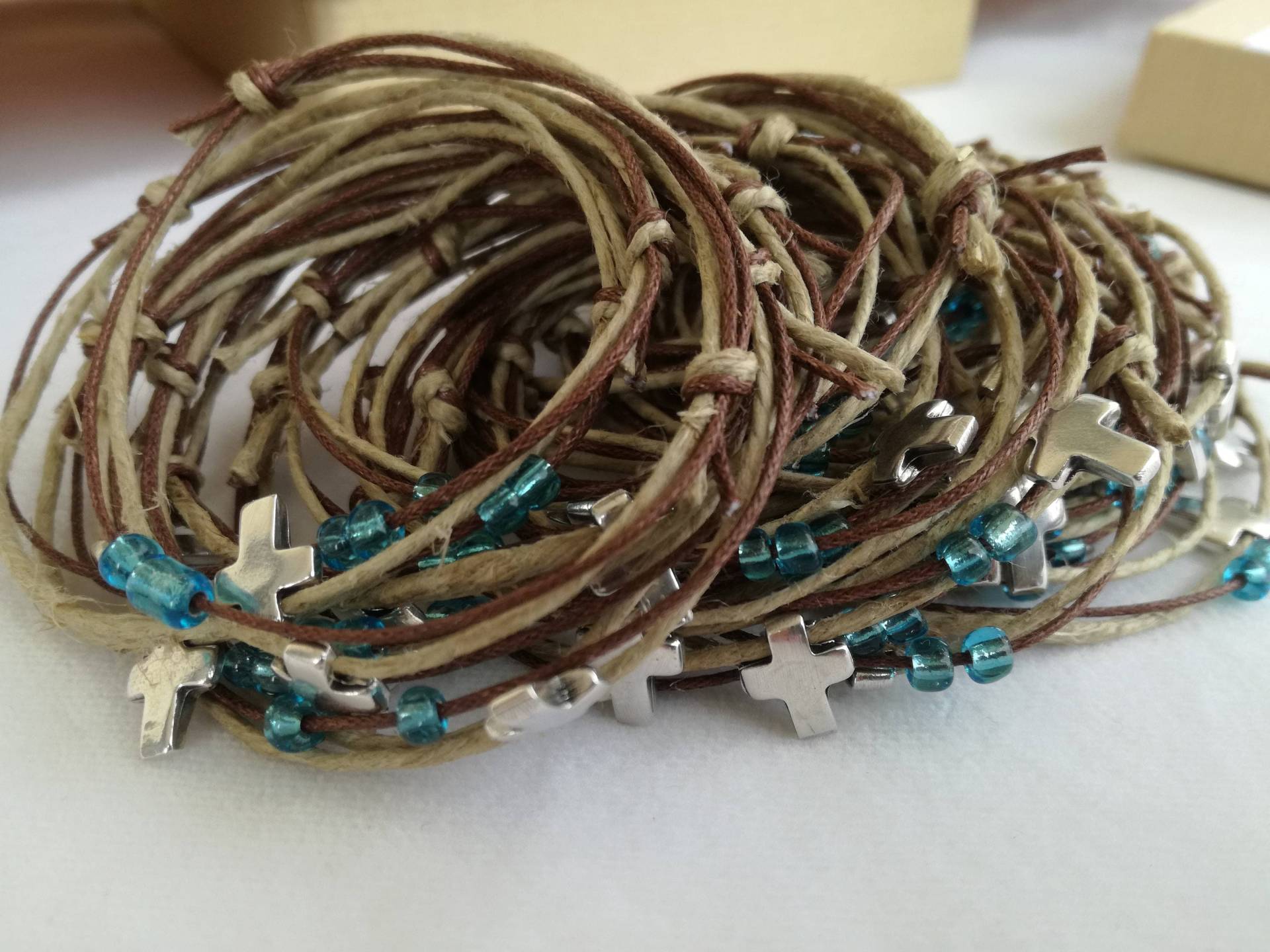 10 Stück Martyrika, Zeugenstifte, Armband Taufe Kreuz, Griechisch Östliche Taufe, Leinen, Jungentaufe 10 Stück Martyrika, Zeugenstifte, Armband Taufe Kreuz, Griechisch Östliche Taufe, Leinen, Jungentaufe von Etsy - GIASEMAKI