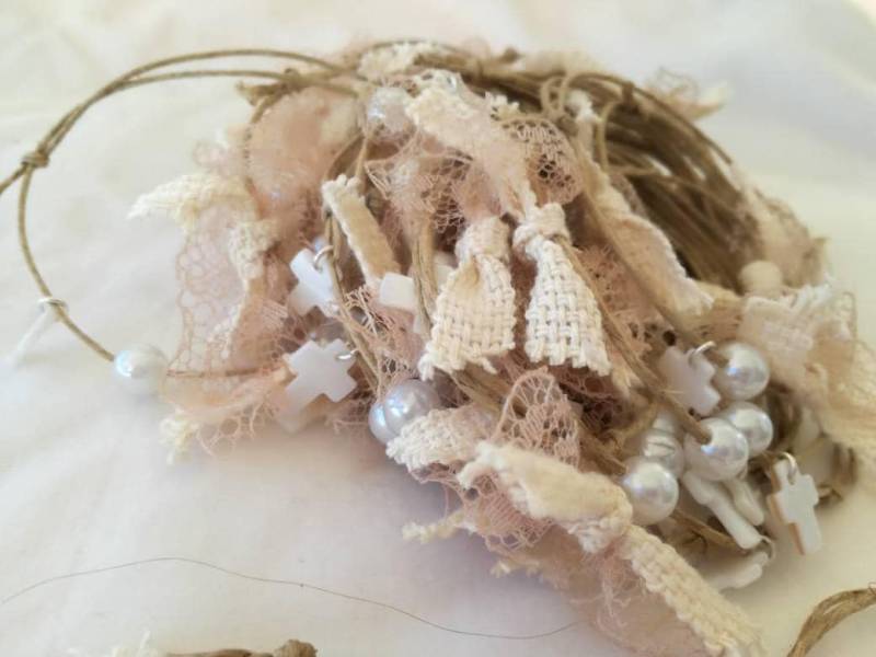 10 Stück Martyrika, Zeugenstifte, Griechisch-Konventionelle Taufe, Armband Taufkreuz, Mädchen von Etsy - GIASEMAKI