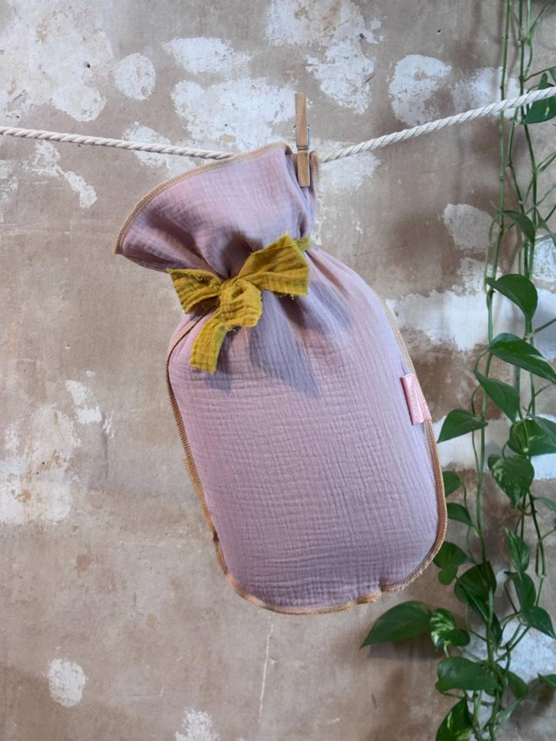 Wärmflaschenbezug Aus 100% Baumwoll-Musselin | 4-Lagig Wärmflaschenbezug Aus 100% Baumwoll-Musselin | 4-Lagig von Etsy - GLUECKSTUECK