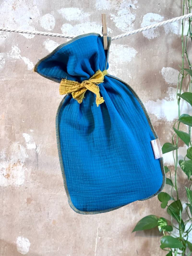 Wärmflaschenbezug Aus Baumwolle/Musselin | 4-Lagig Wärmflaschenbezug Aus Baumwolle/Musselin | 4-Lagig von Etsy - GLUECKSTUECK
