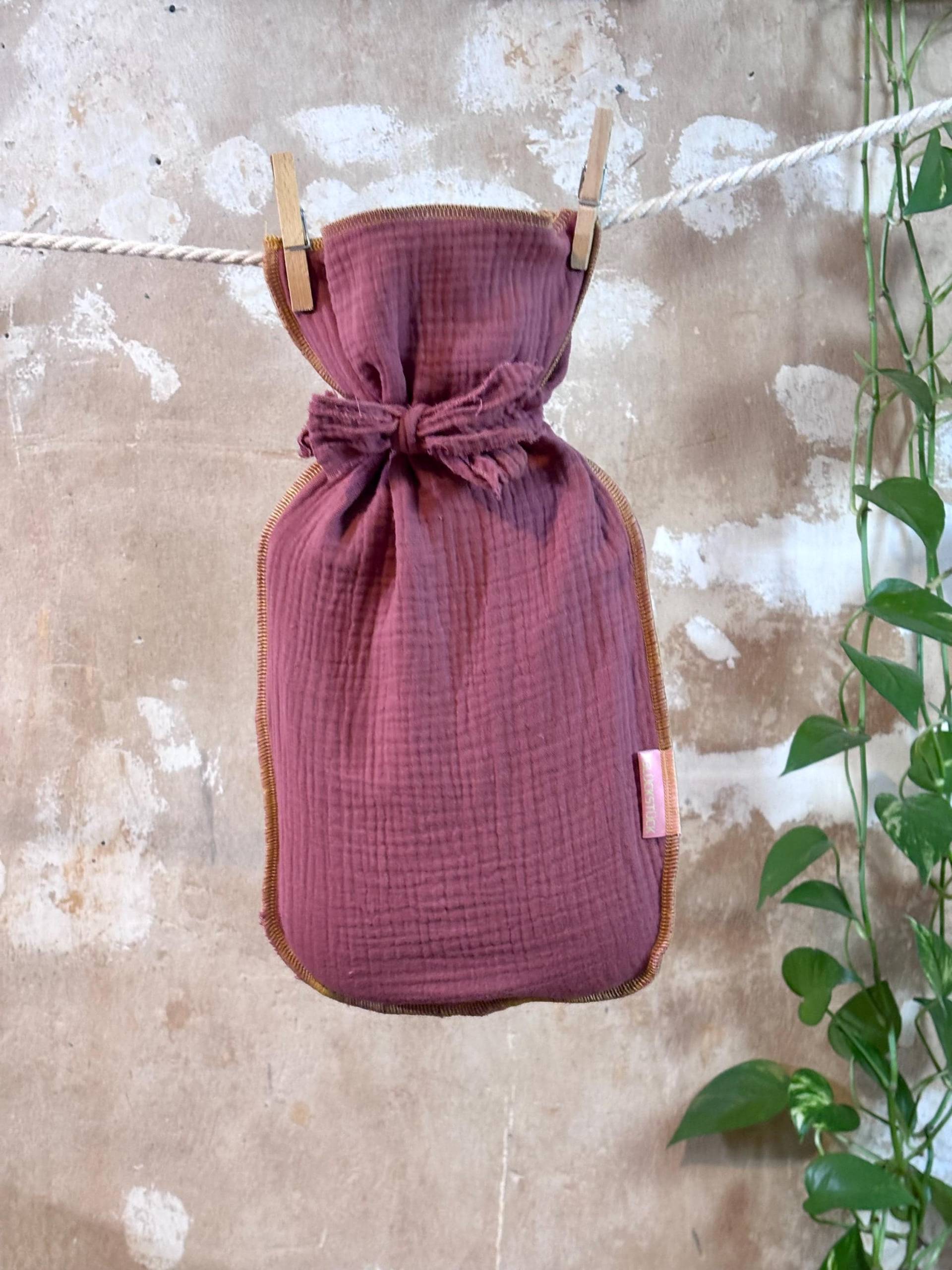 Wärmflaschenbezug Aus Baumwolle/Musselin | 4-Lagig Wärmflaschenbezug Aus Baumwolle/Musselin | 4-Lagig von Etsy - GLUECKSTUECK