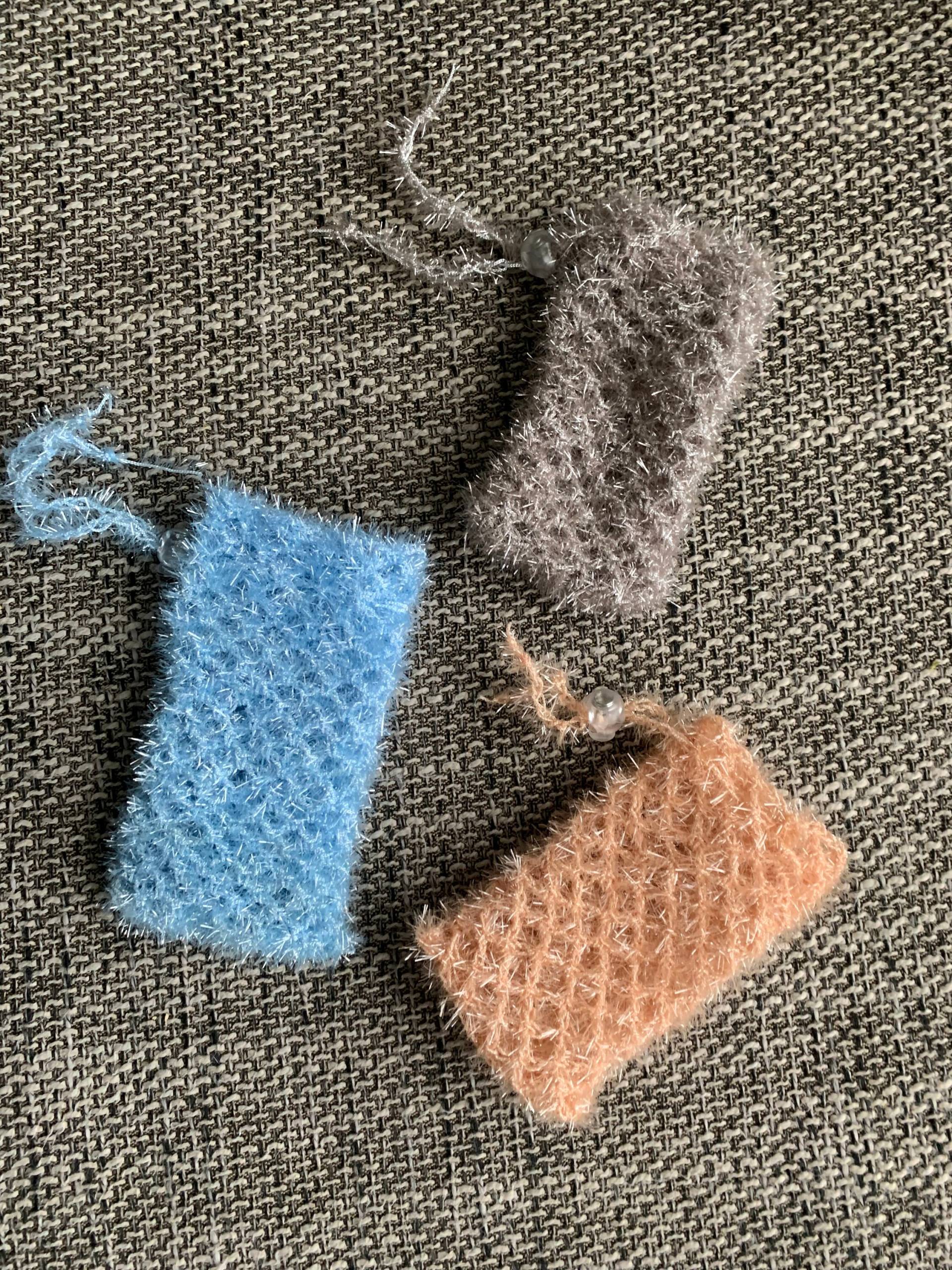 Seifensäckchen, Mit Peelingeffekt, Gehäkelt, Bubble Garn von Etsy - GabyBasteln