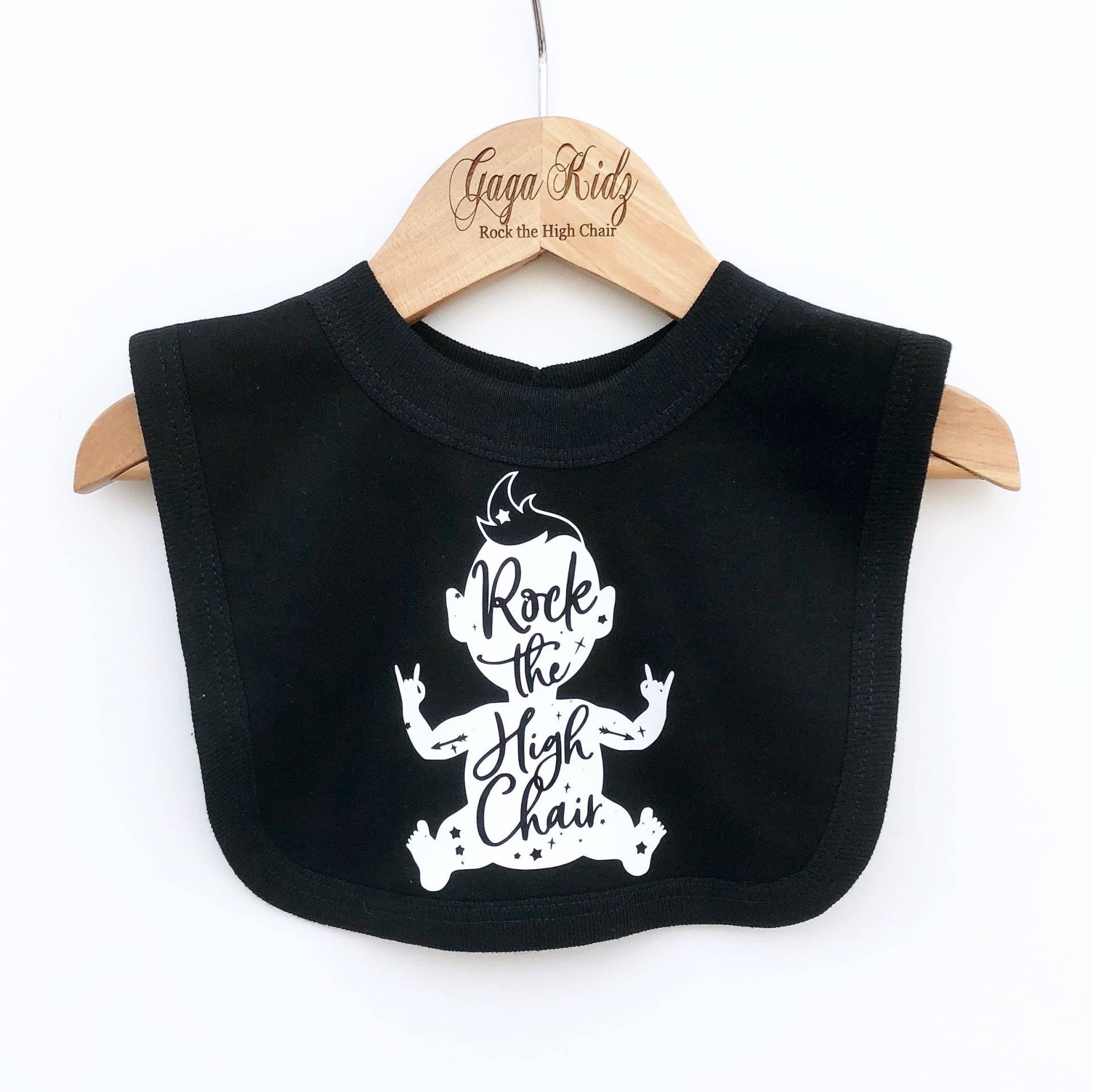 Rock N Roll Baby Lätzchen, Neugeborenen Geschenk, The Hochstuhl Mit Diesem Coolen Dribble Lätzchen von Etsy - GagaKidz