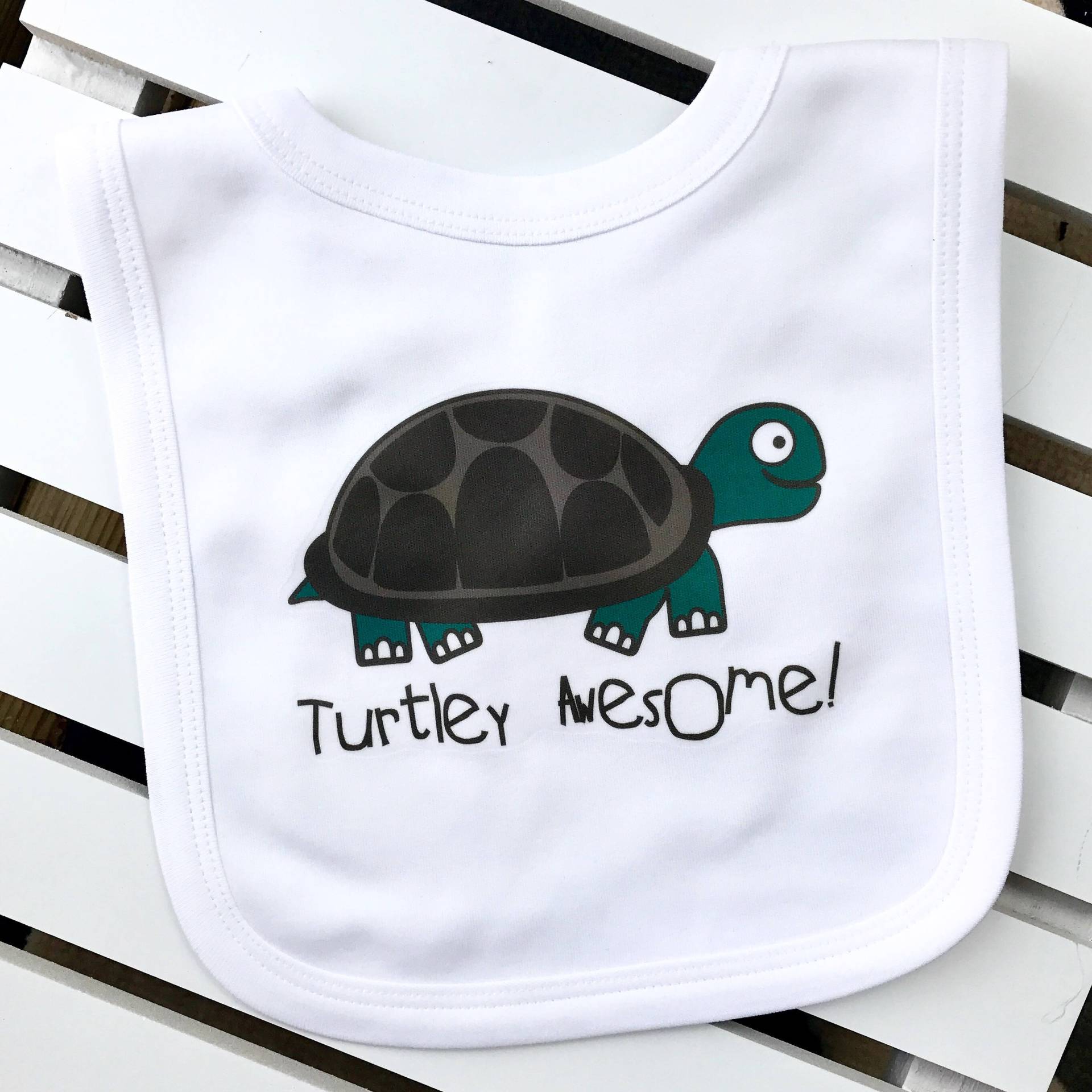 Turtley Baby Lätzchen, Lustige Schildkröte, Baumwolle von Etsy - GagaKidz