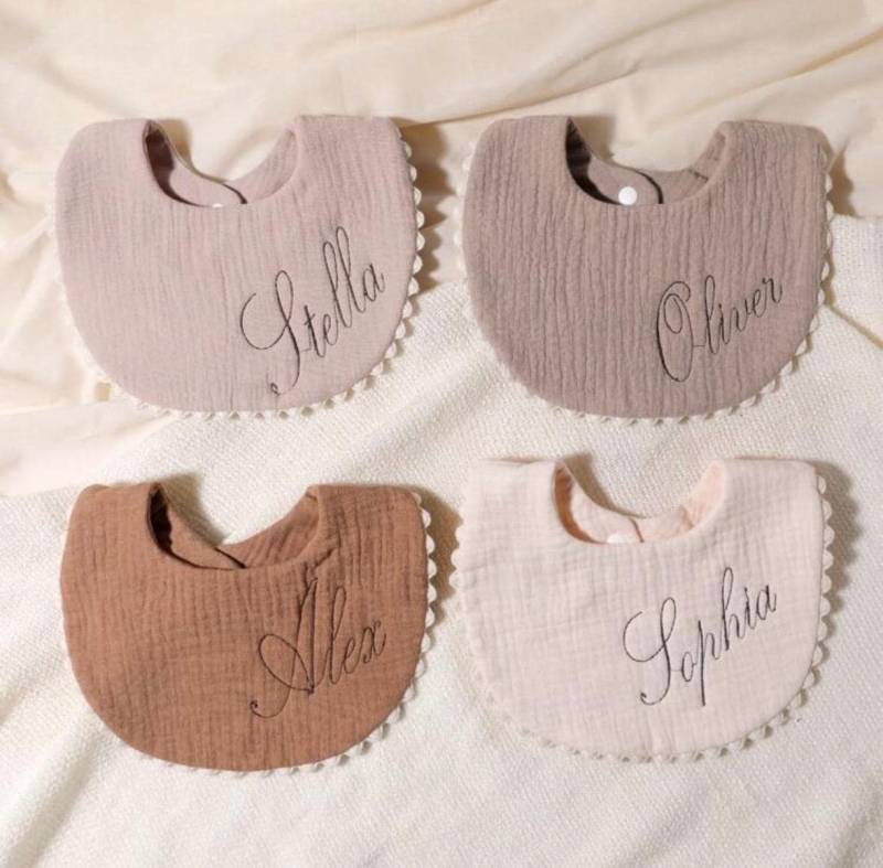 3 Stück Set Lätzchen Personalisierbar von Etsy - GailerSteffi