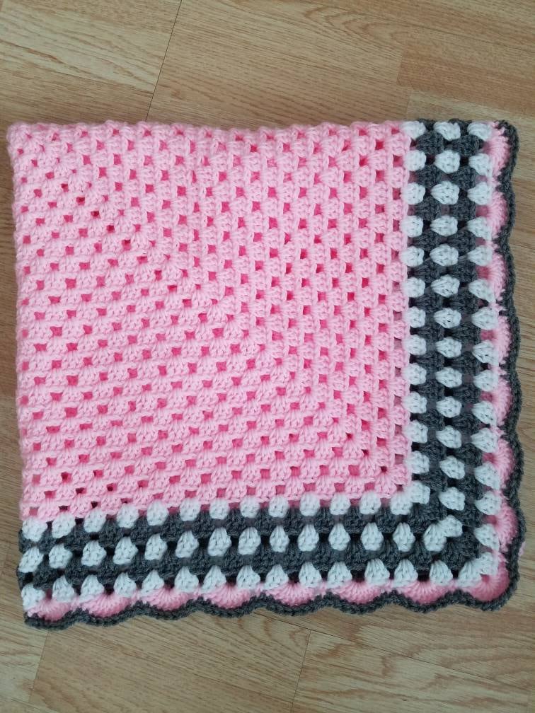 Oma Quadrat Babydecke von Etsy - GandlcreationsShop