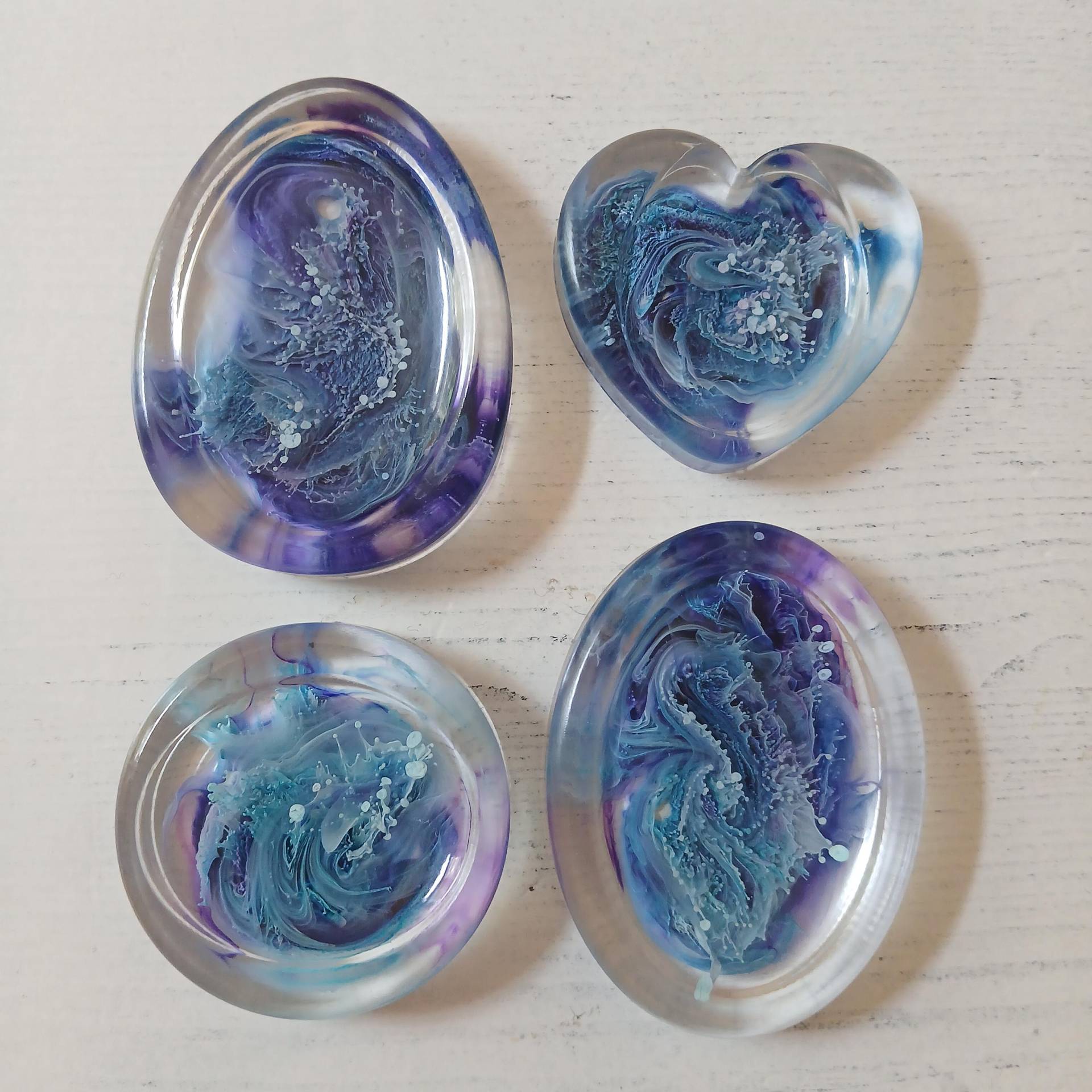 3D Daumenschmeichler/Anti- Stress Stein/ Konzentrationsanker Set, Aquamarin - Lila Klar 3D Daumenschmeichler/Anti- Stress Stein/ Konzentrationsanker Set, Aquamarin - Lila Klar von Etsy - GelasLieblingsstueck