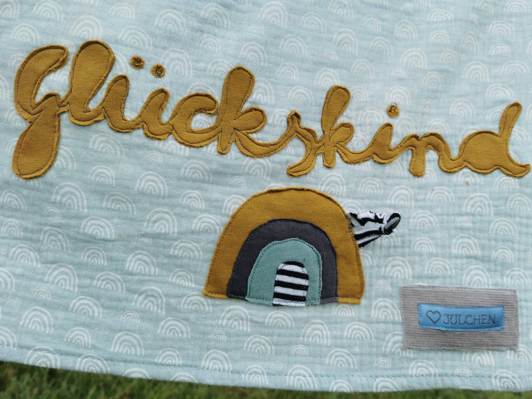 Musselin Tuch Glückskind Musselin Tuch Glückskind von Etsy - GeraldoDesign