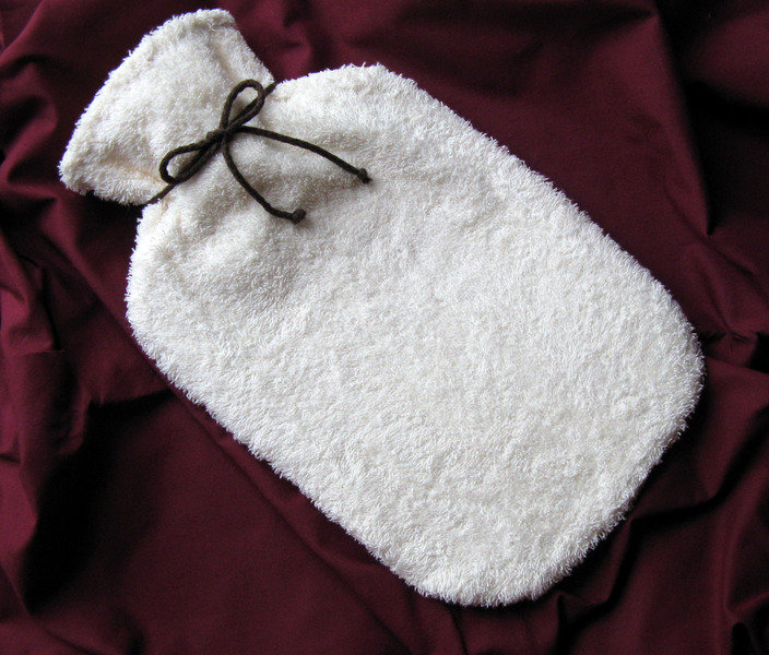Frottee-Wärmflaschenbezug von Etsy - GerdasStichelei