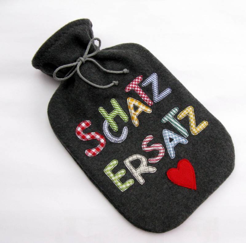 Wärmflaschenbezug "Schatzersatz" von Etsy - GerdasStichelei