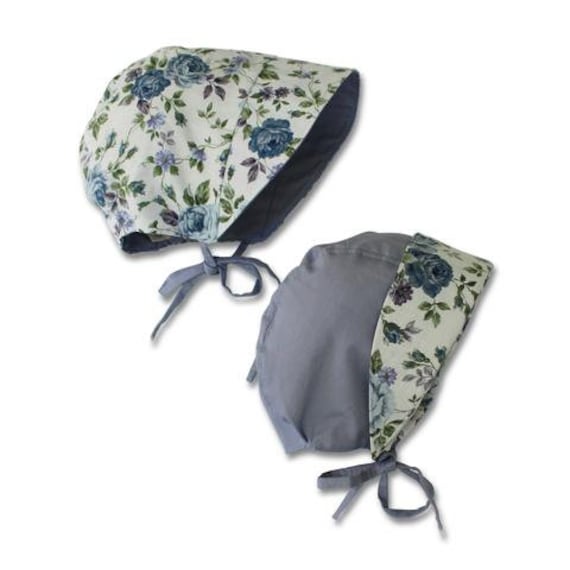 Annabelle Wendehaube, Blauer Blumendruck Mit Weichem Blau Auf Rückseite, Baumwolle, Handmade in Australien Annabelle Wendehaube, Blauer Blumendruck Mit Weichem Blau Auf Rückseite, Baumwolle, Handmade in Australien von Etsy - GertrudeandtheKing