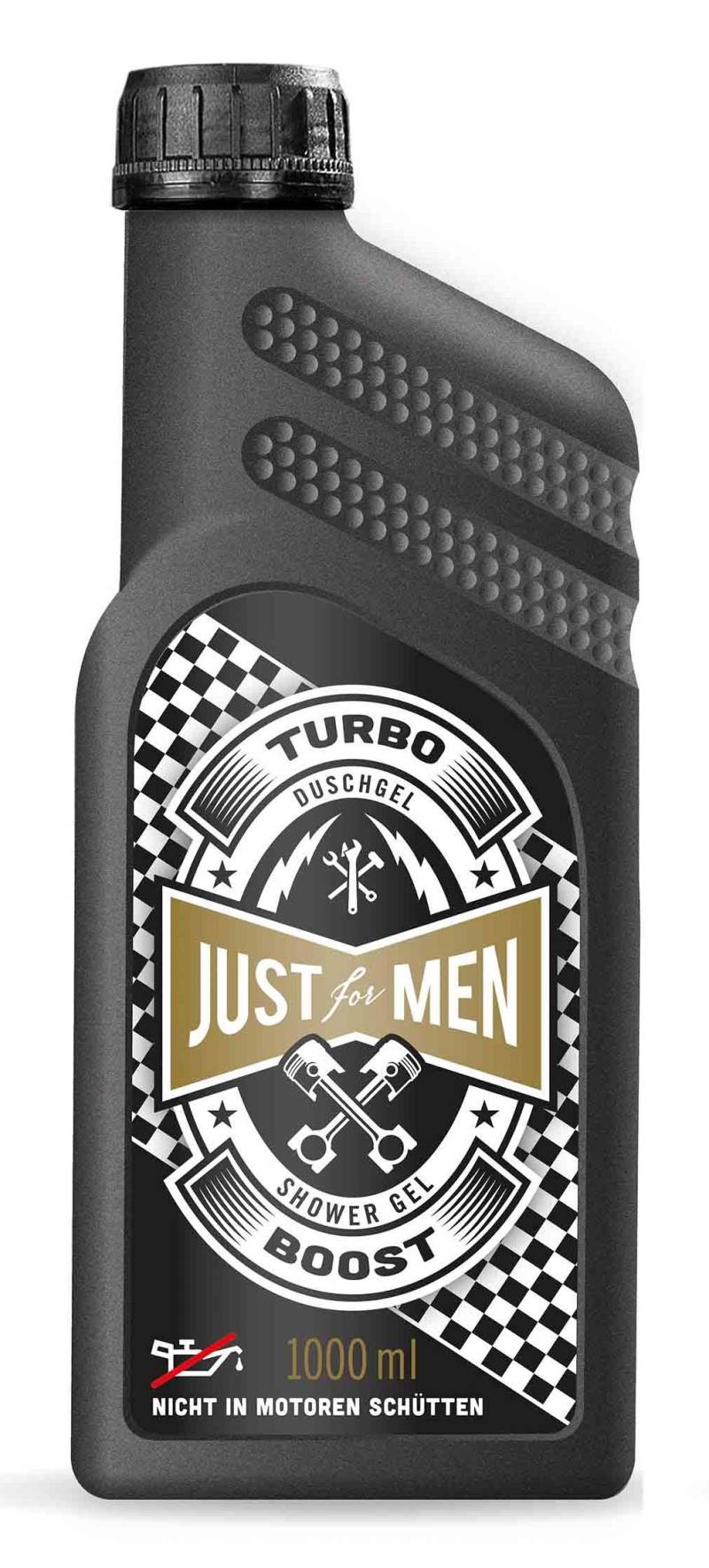 1000Ml Duschgel "Only For Real Men" Im Kanister Schwarz Motoröl Geschenk Für Männer von Etsy - GeschenkFee