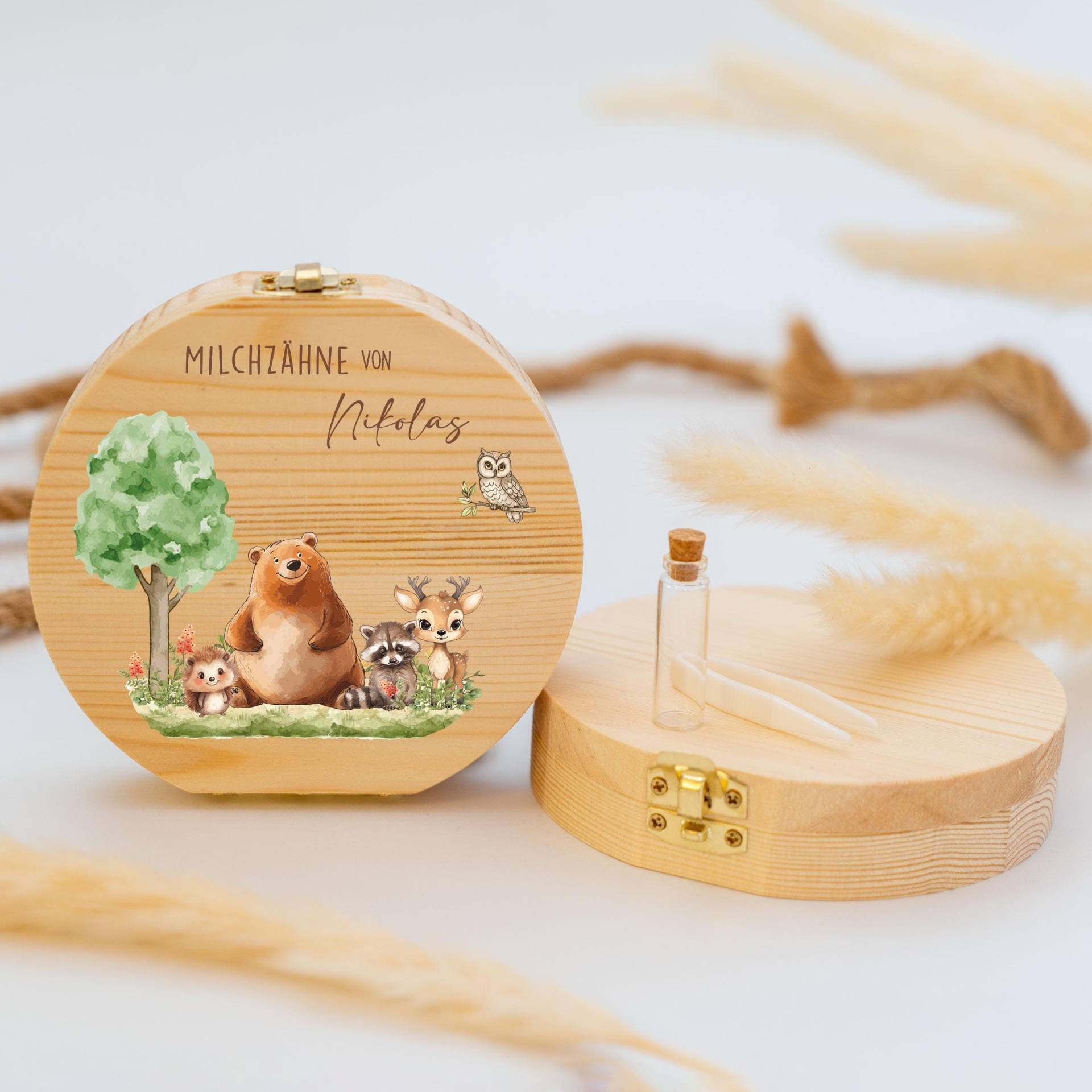 Personalisierte Zahndose Mit Waldtier-Motiv | Holz Erinnerungsbox Für Milchzähne Geschenk Zur Taufe & Geburt, Milchzähne, Zahnfee Personalisierte Zahndose Mit Waldtier-Motiv | Holz Erinnerungsbox Für Milchzähne Geschenk Zur Taufe & Geburt, Milchzähne, Zahnfee von Etsy - GeschenkeFabrikShop