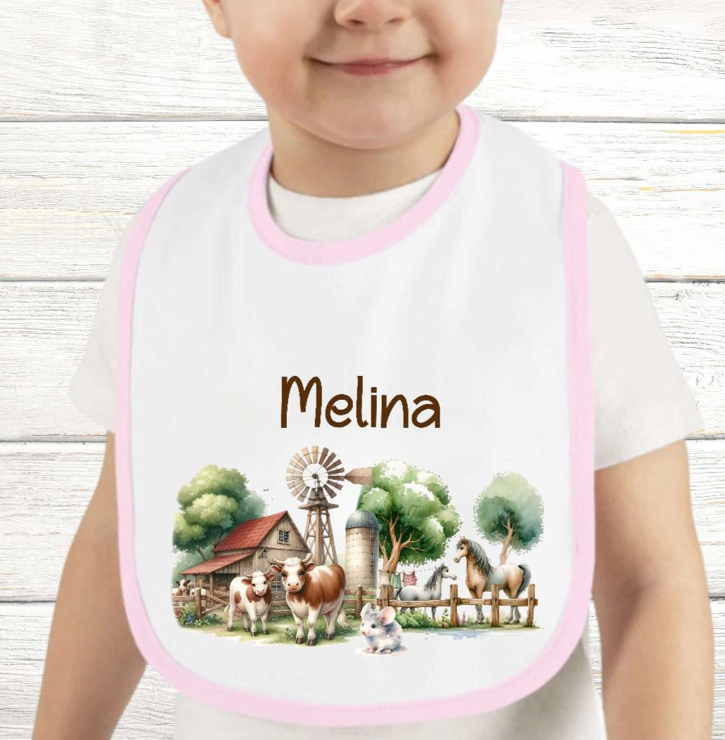 Baby Lätzchen Personalisiert Bauernhof Pferd Mit Name Mädchen Sabberlatz Latz Geschenk Geburt Taufe Baby Lätzchen Personalisiert Bauernhof Pferd Mit Name Mädchen Sabberlatz Latz Geschenk Geburt Taufe von Etsy - Geschenkelaedchen