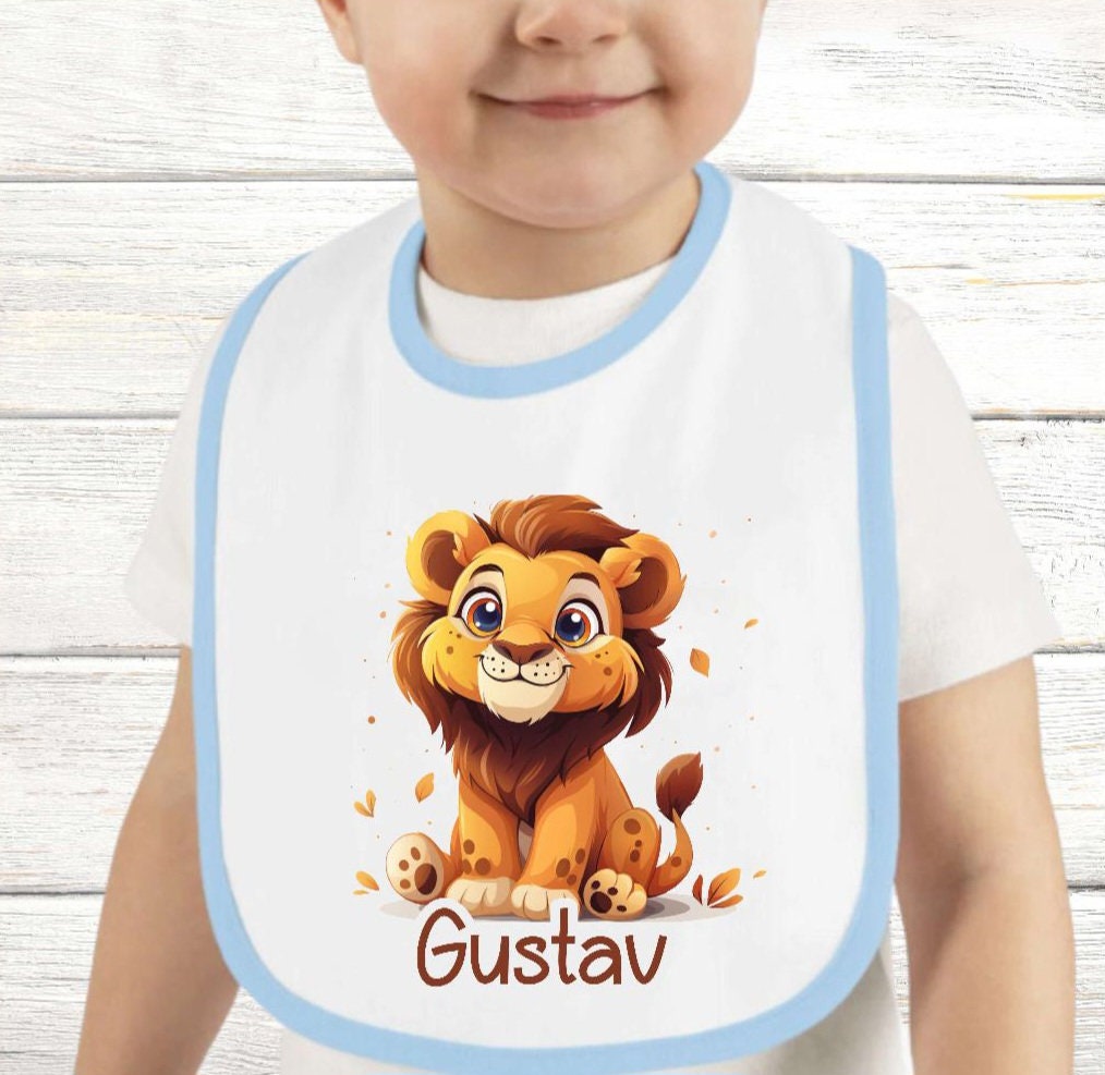 Baby Lätzchen Personalisiert Löwe Pferd Mit Name Junge Sabberlatz Latz Geschenk Geburt Taufe Baby Lätzchen Personalisiert Löwe Pferd Mit Name Junge Sabberlatz Latz Geschenk Geburt Taufe von Etsy - Geschenkelaedchen