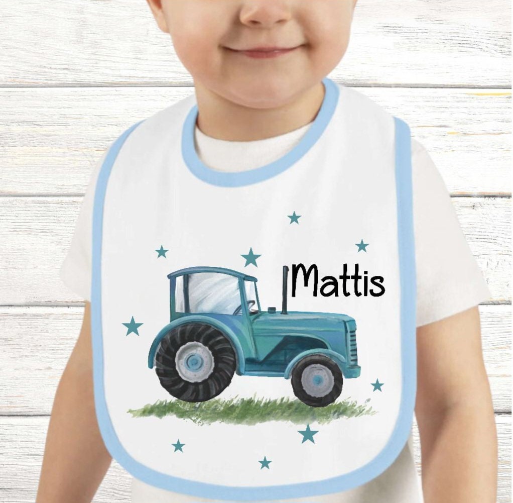 Baby Lätzchen Personalisiert Traktor Mit Name Sabberlatz Latz Geschenk Geburt Taufe Baby Lätzchen Personalisiert Traktor Mit Name Sabberlatz Latz Geschenk Geburt Taufe von Etsy - Geschenkelaedchen