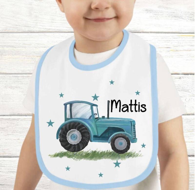 Baby Lätzchen Personalisiert Traktor Mit Name Sabberlatz Latz Geschenk Geburt Taufe von Etsy - Geschenkelaedchen