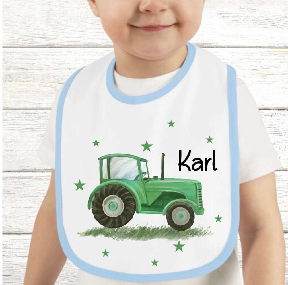 Baby Lätzchen Personalisiert Traktor Mit Name Sabberlatz Latz Geschenk Geburt Taufe Baby Lätzchen Personalisiert Traktor Mit Name Sabberlatz Latz Geschenk Geburt Taufe von Etsy - Geschenkelaedchen