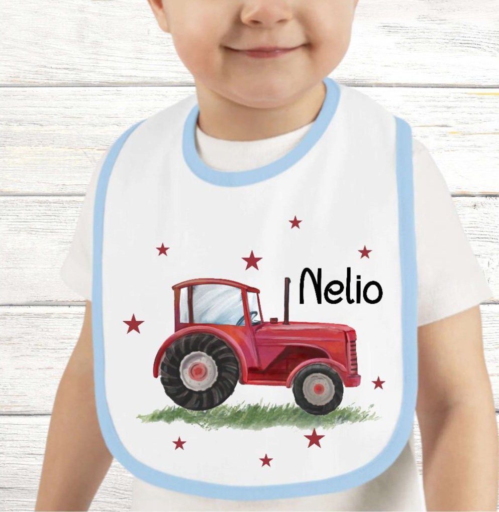 Baby Lätzchen Personalisiert Traktor Mit Name Sabberlatz Latz Geschenk Geburt Taufe Baby Lätzchen Personalisiert Traktor Mit Name Sabberlatz Latz Geschenk Geburt Taufe von Etsy - Geschenkelaedchen