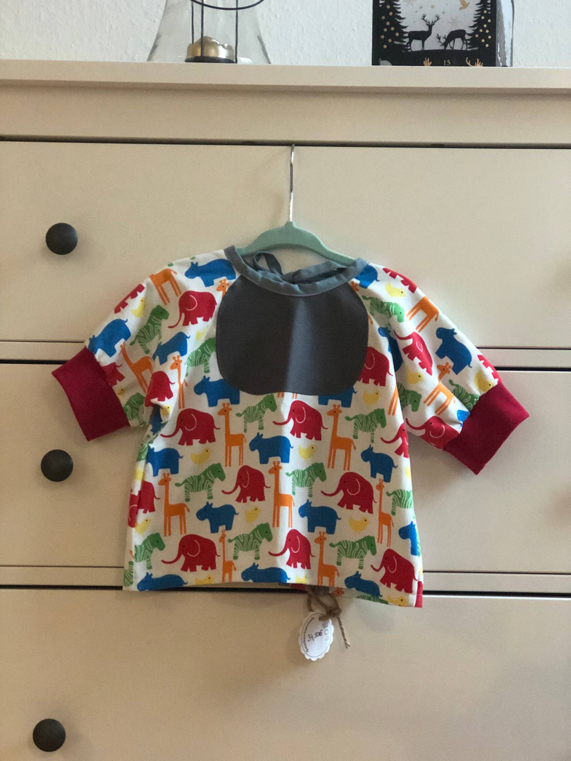 Ärmellätzchen Babycord, Abwischbares Babylätzchen Ab 6 Monaten von Etsy - GeschenkunikateShop