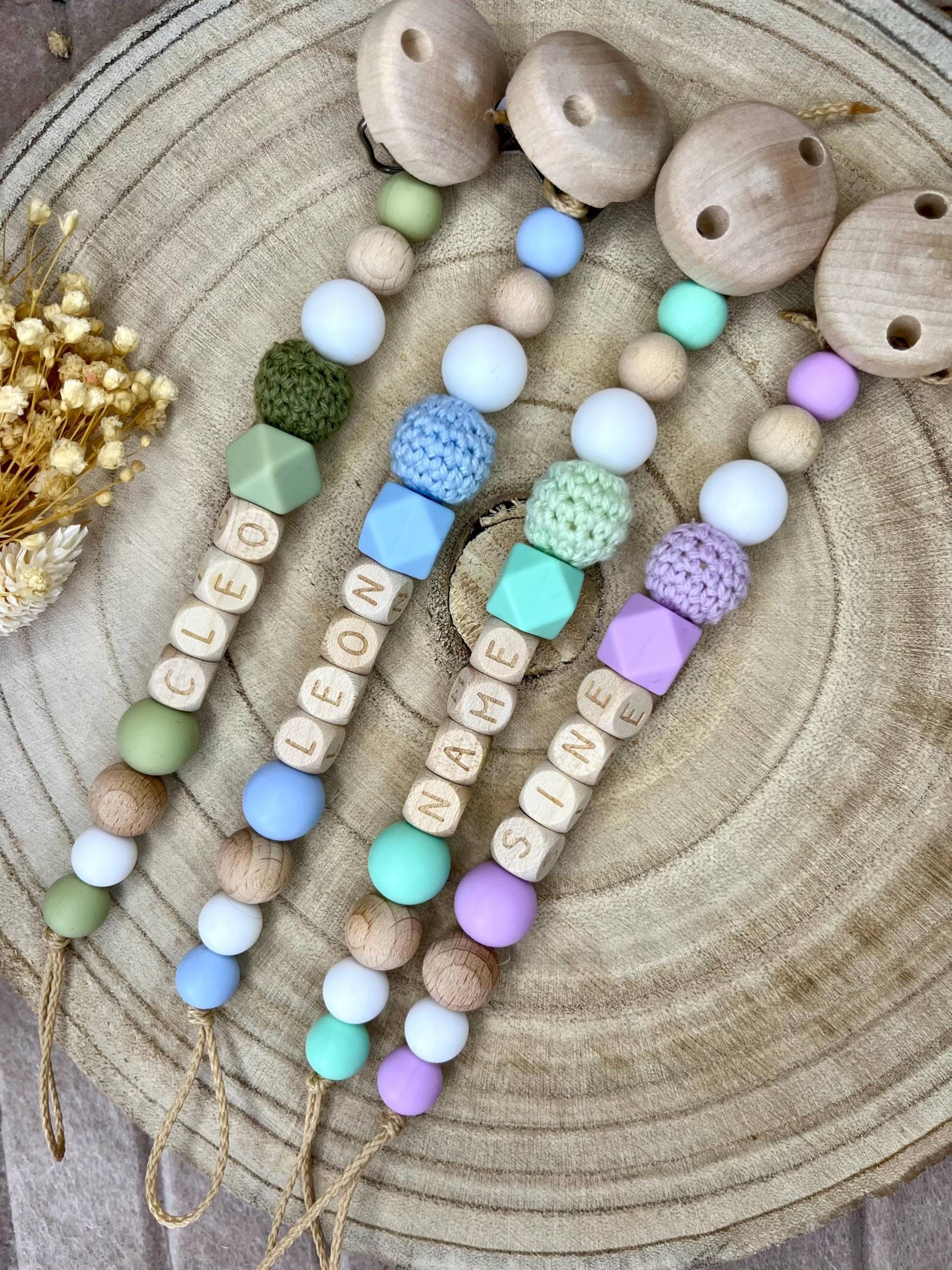 Schnullerkette Mit Name Personalisiert Schnullerkette Mit Name Personalisiert von Etsy - GiMiNu