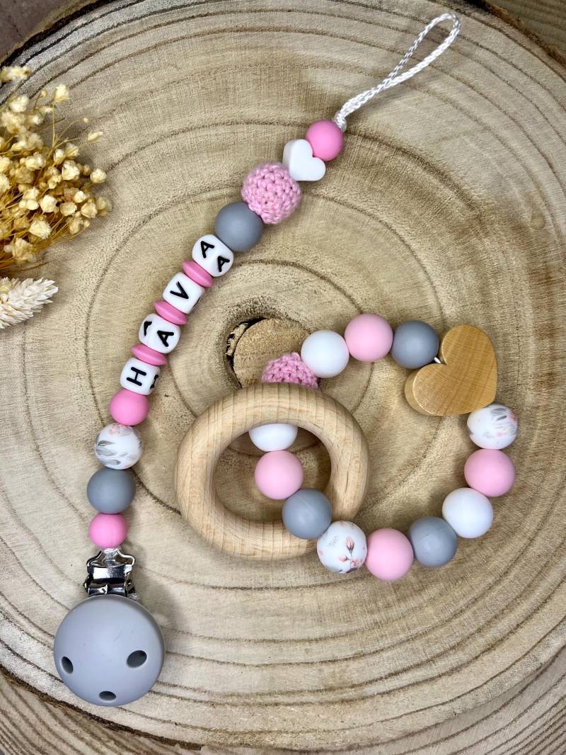 Schnullerketten Set Handgemacht Geschenk Zur Geburt Babyparty Oder Taufe - Personalisiert Holz & Silikon Schnullerketten Set Handgemacht Geschenk Zur Geburt Babyparty Oder Taufe - Personalisiert Holz & Silikon von Etsy - GiMiNu