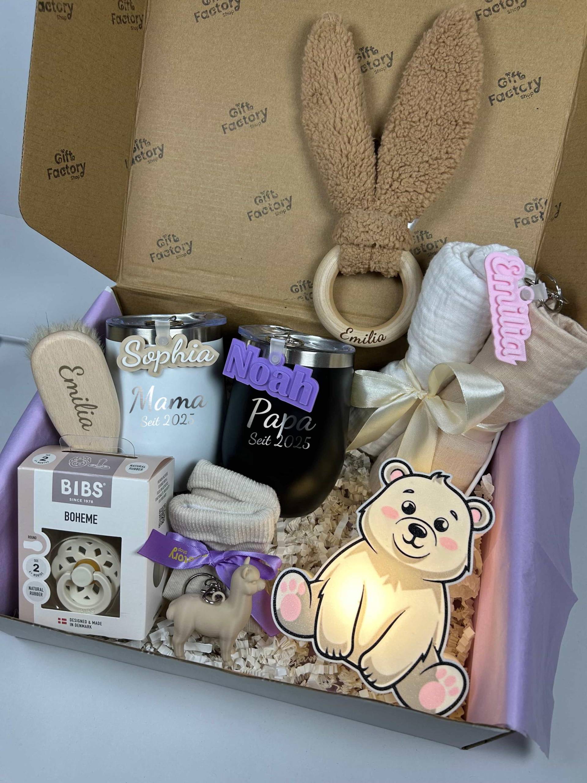 Dreierbande - Familienglück Im Bärenlook Harmonie Geschenkset Für Die Kleinfamilie, Geburtstag, Familientag, Weihnachten, Jahrestag von Etsy - GiftFactoryShopDe